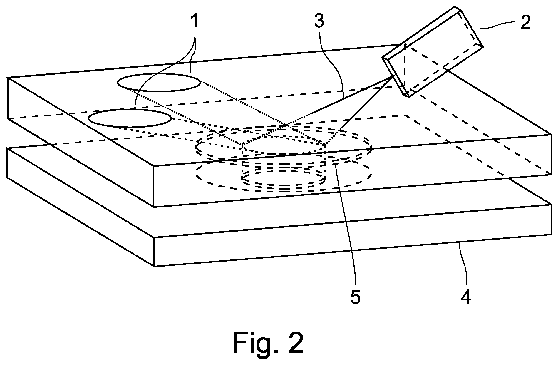 Patent US12313851 Figure 2 – Device for generating and displaying an image on an observation field using a multifunctional diffractive element