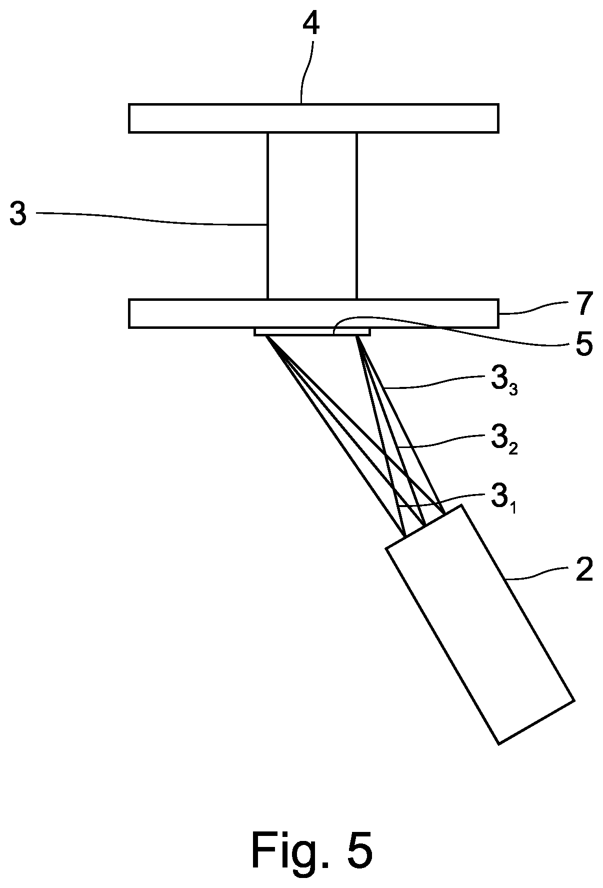 Patent US12313851 Figure 5 – Device for generating and displaying an image on an observation field using a multifunctional diffractive element