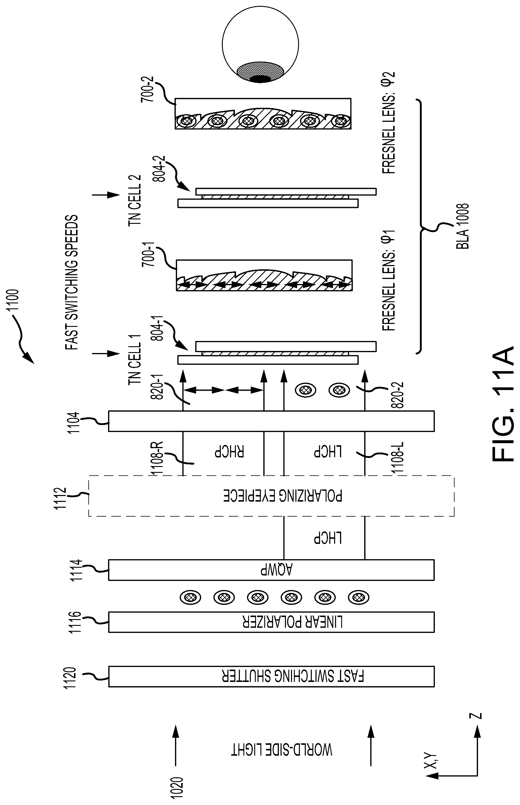 Patent US12313852 Figure 17 – Time-multiplexed display of virtual content at various depths