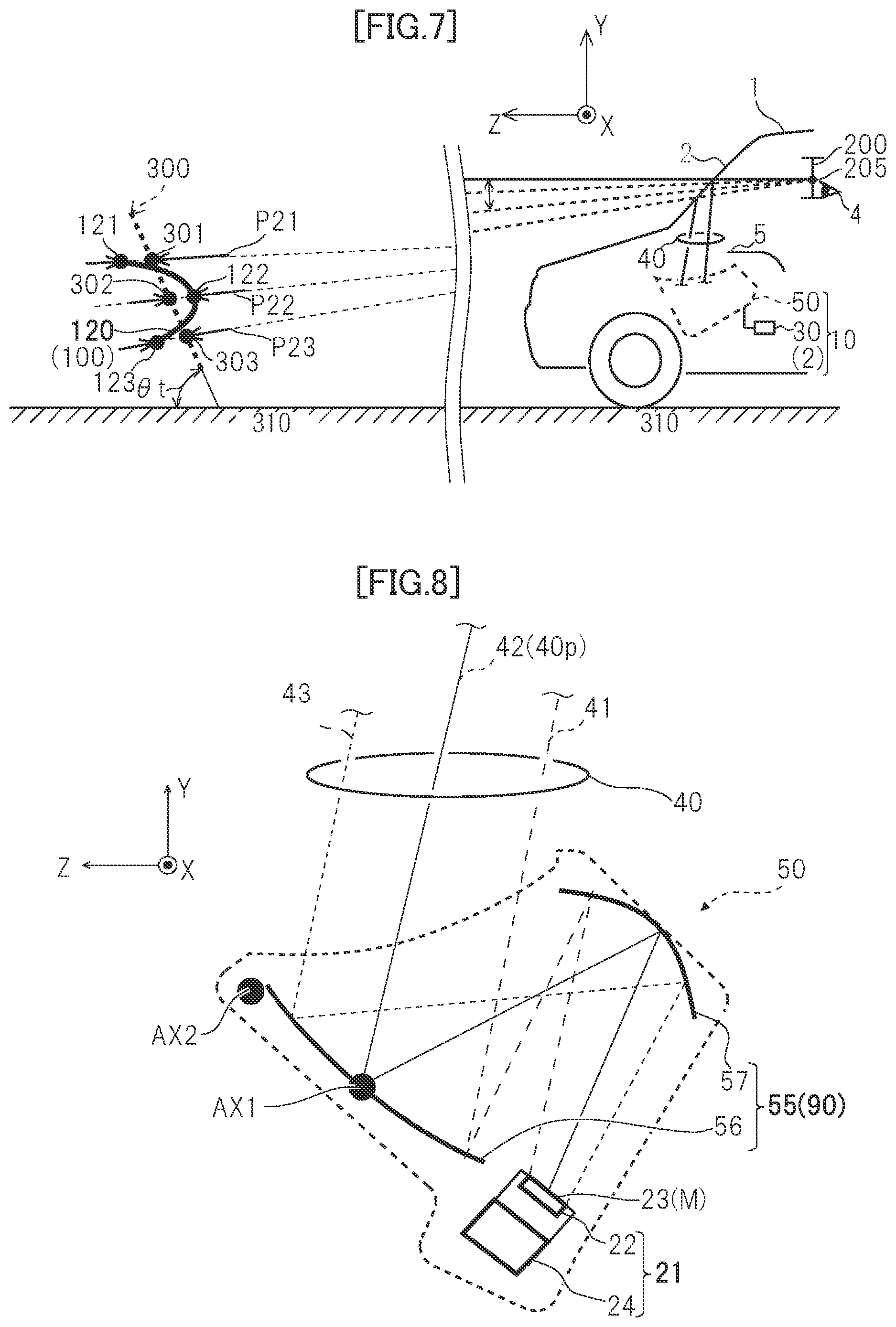 Patent US12313854 Figure 6 – Head-up display device and mobile object