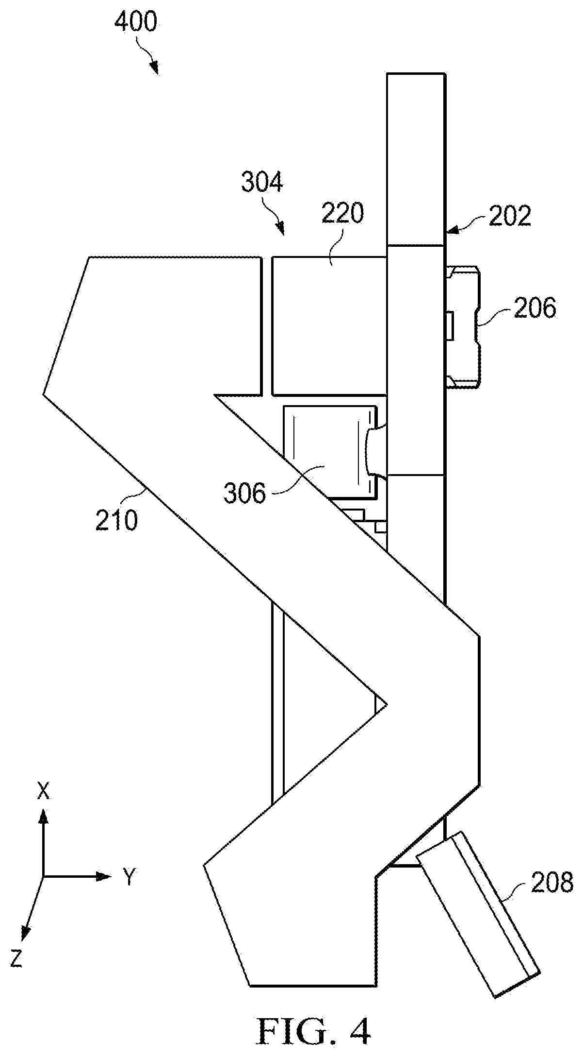 Patent US12313855 Figure 4 – Systems and methods to separate scanning mirror input and output light