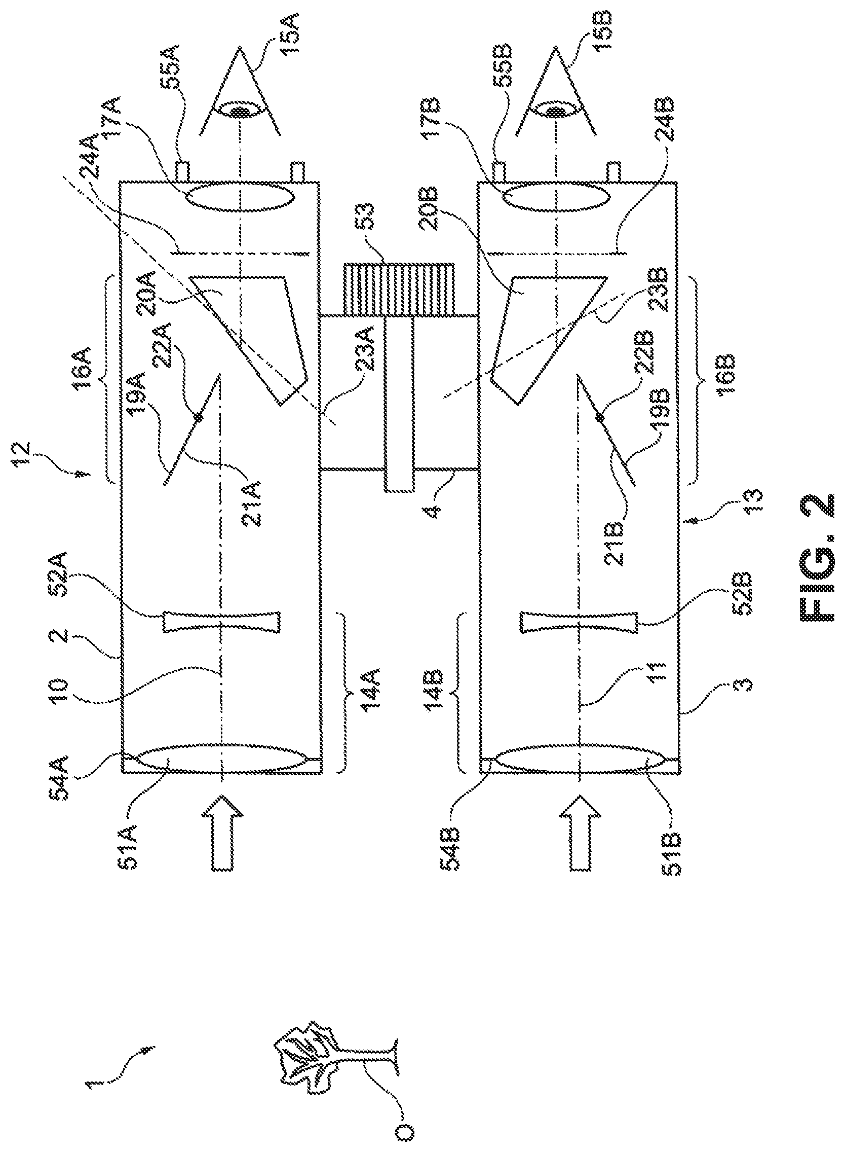 Patent US12313857 Figure 2 – Optical system for imaging an object, and method for operating the optical system