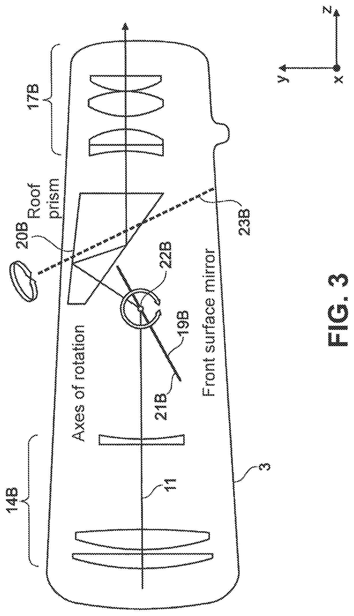 Patent US12313857 Figure 3 – Optical system for imaging an object, and method for operating the optical system