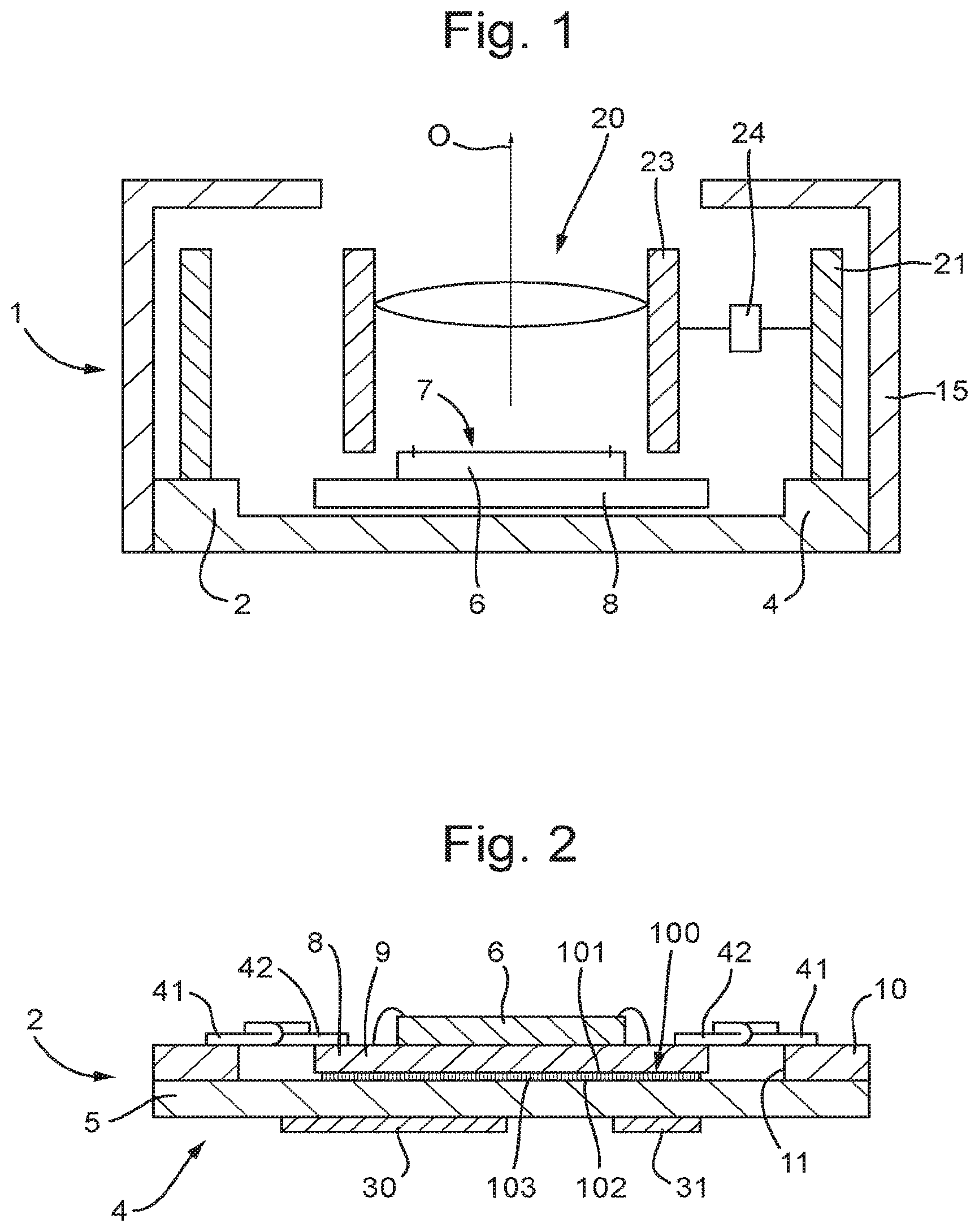 Patent US12313858 Figure 1 – Camera assembly providing optical image stabilisation
