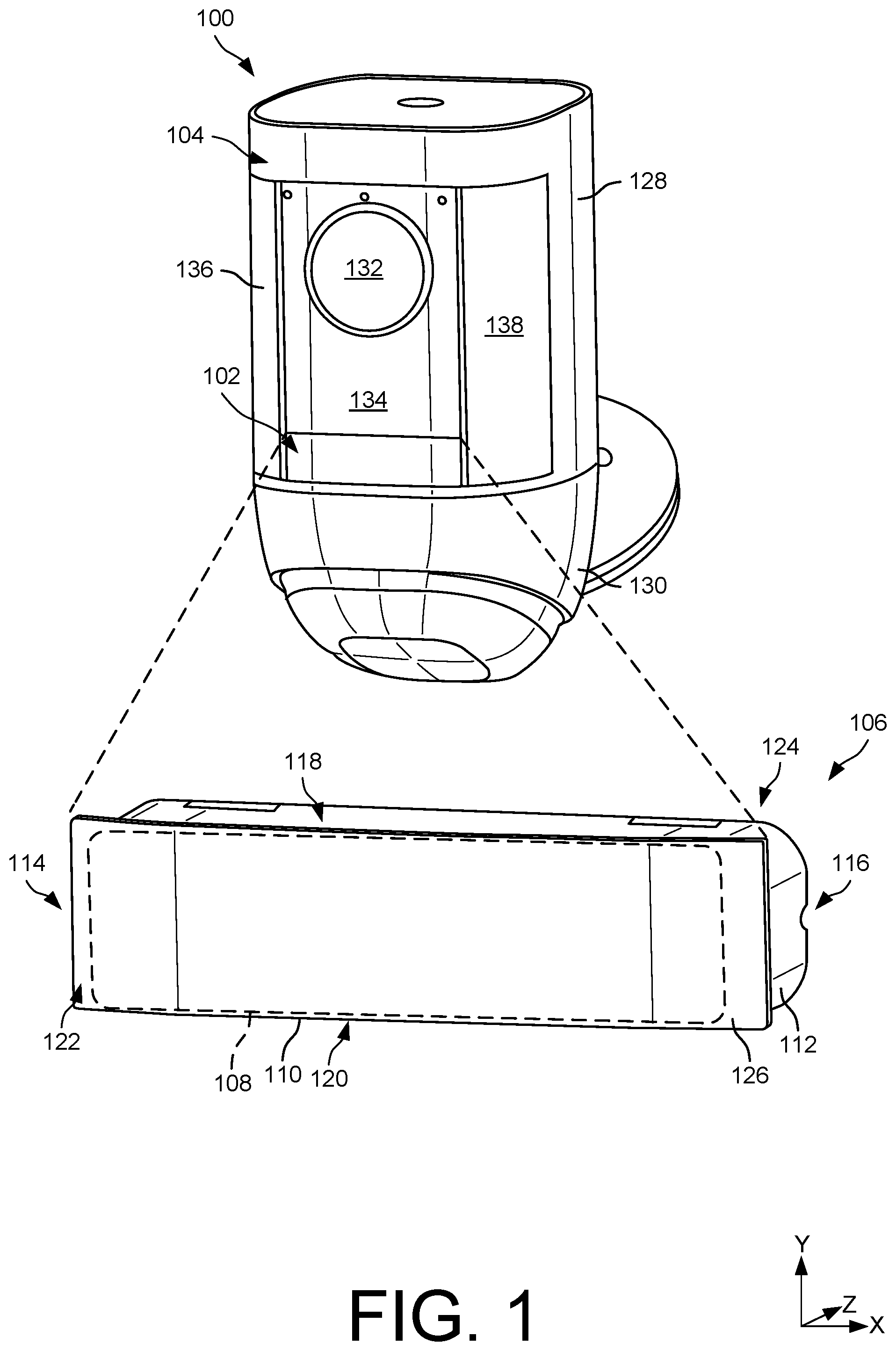Patent US12313861 Figure 1 – Fresnel lens with variable-angle translation edges