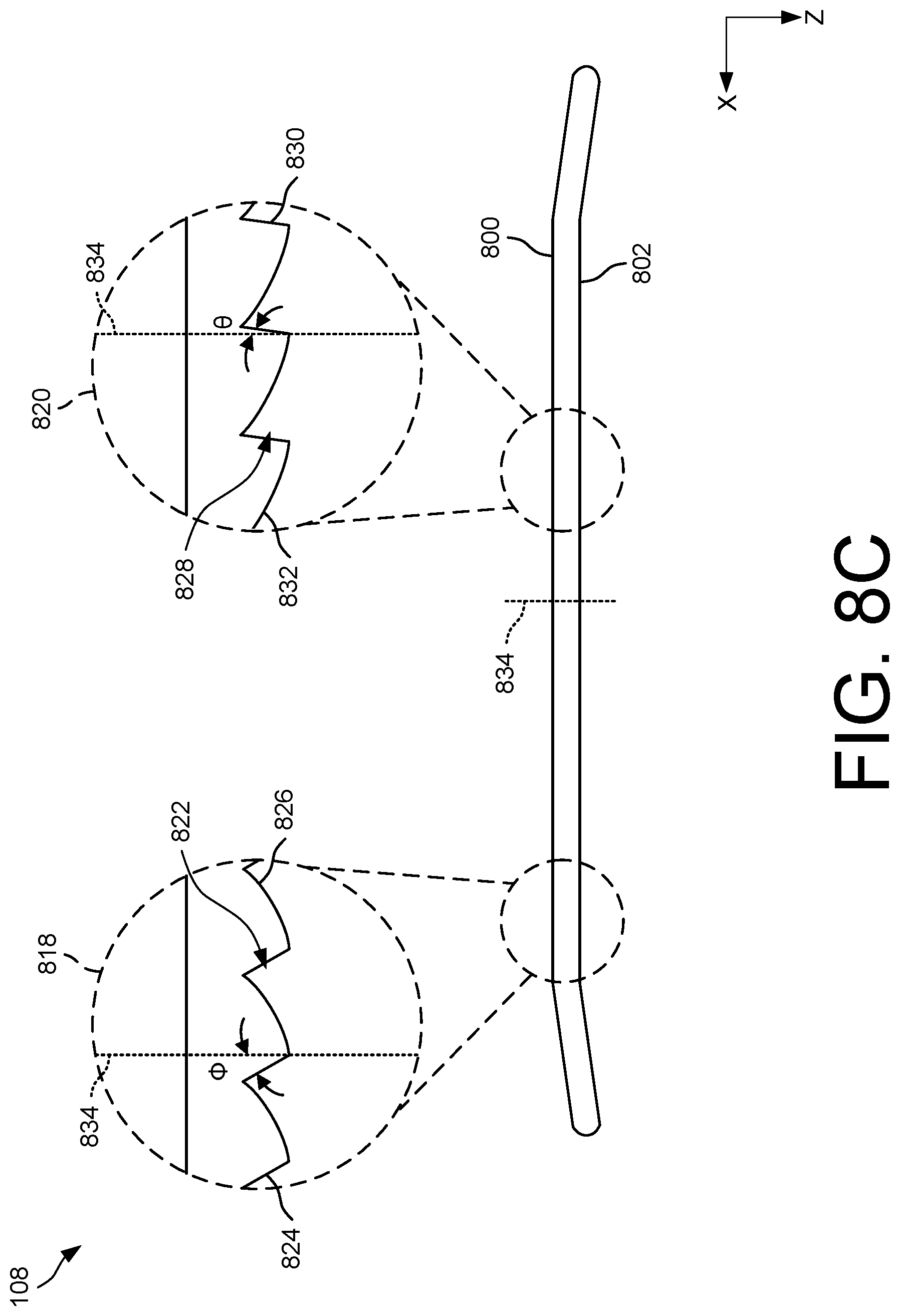 Patent US12313861 Figure 9 – Fresnel lens with variable-angle translation edges