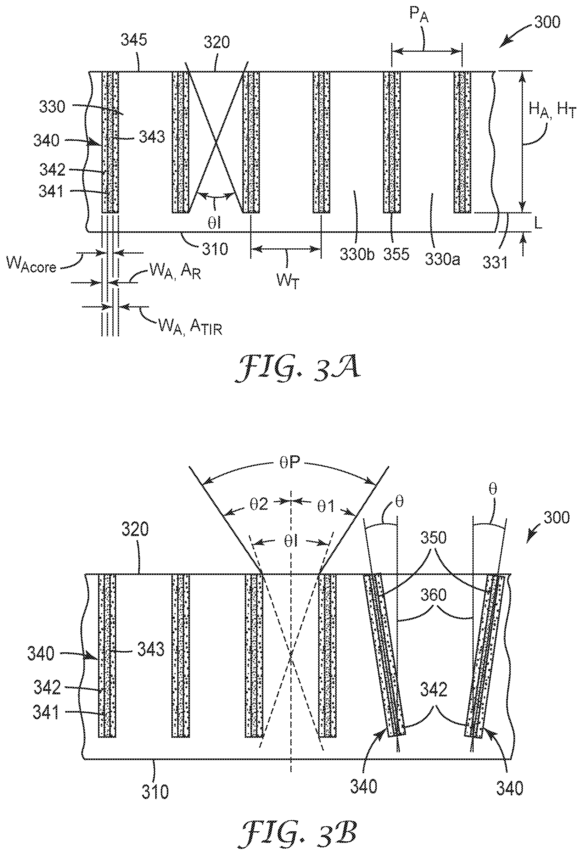 Patent US12313864 Figure 2 – High transmission light control film comprising alternating transmissive and absorptive regions
