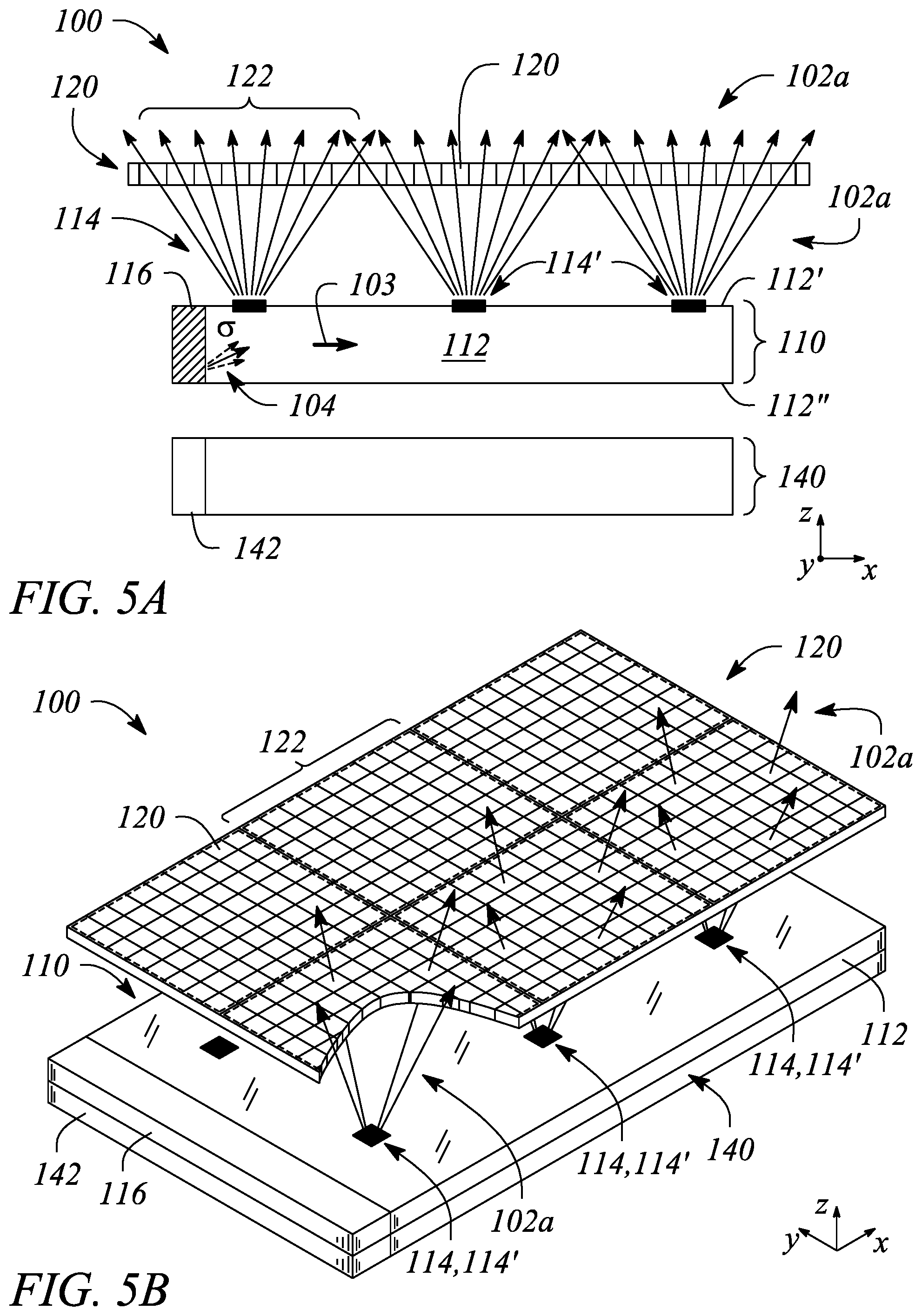 Patent US12313872 Figure 5 – Static-image augmented privacy display, mode-switchable privacy display system, and method