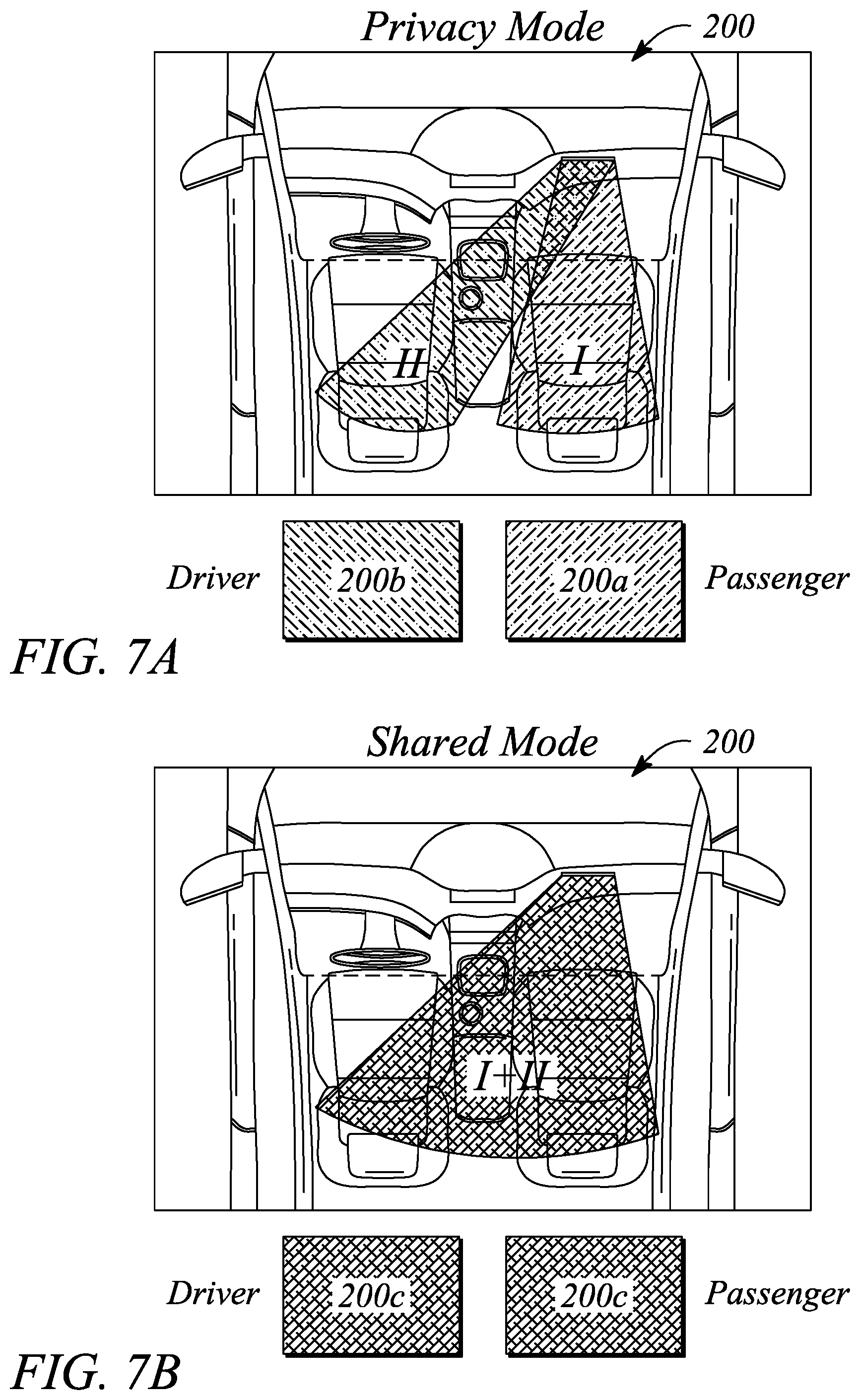 Patent US12313872 Figure 7 – Static-image augmented privacy display, mode-switchable privacy display system, and method
