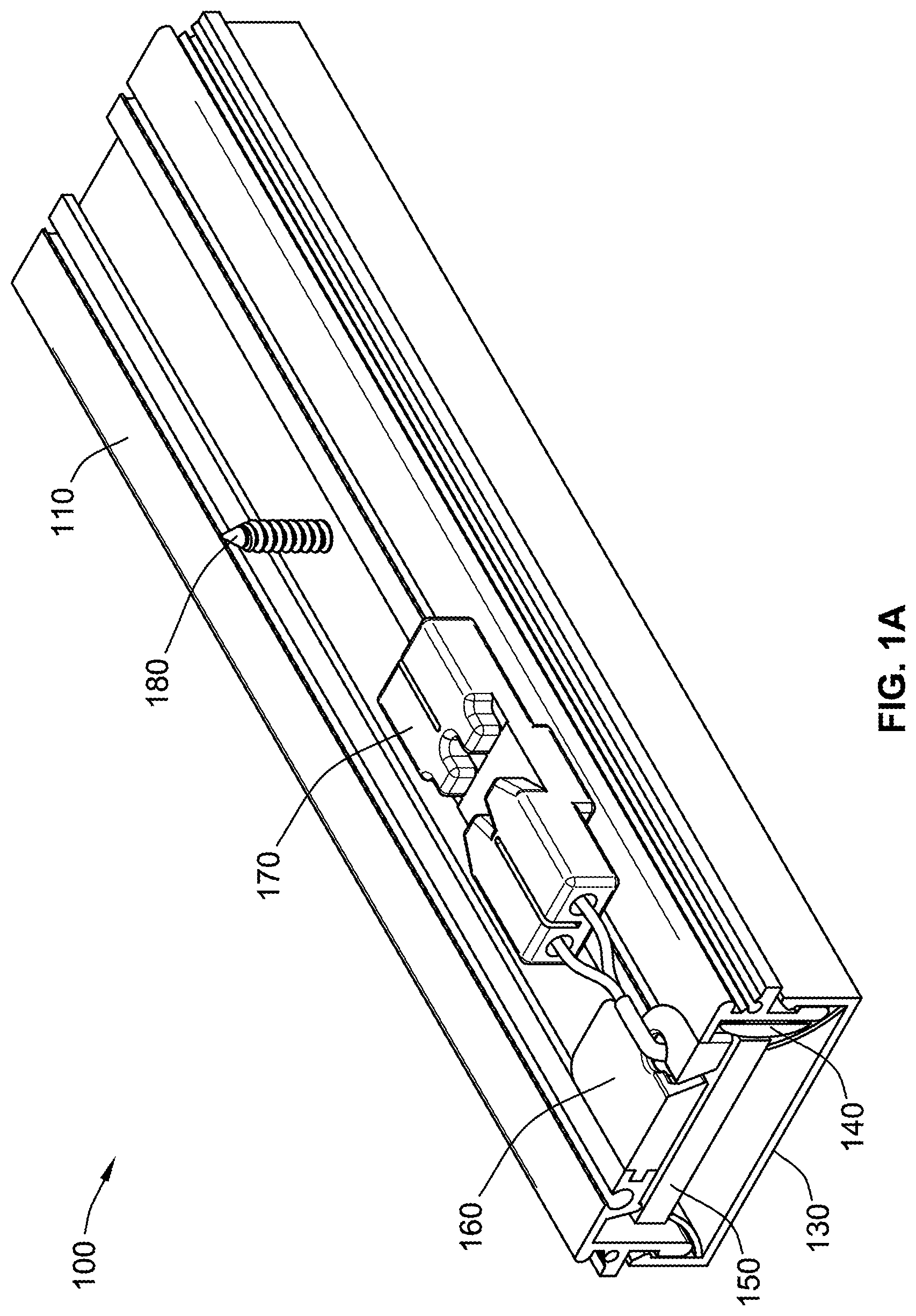 Patent US12313875 Figure 1 – Undercabinet lighting devices and methods for installing the same