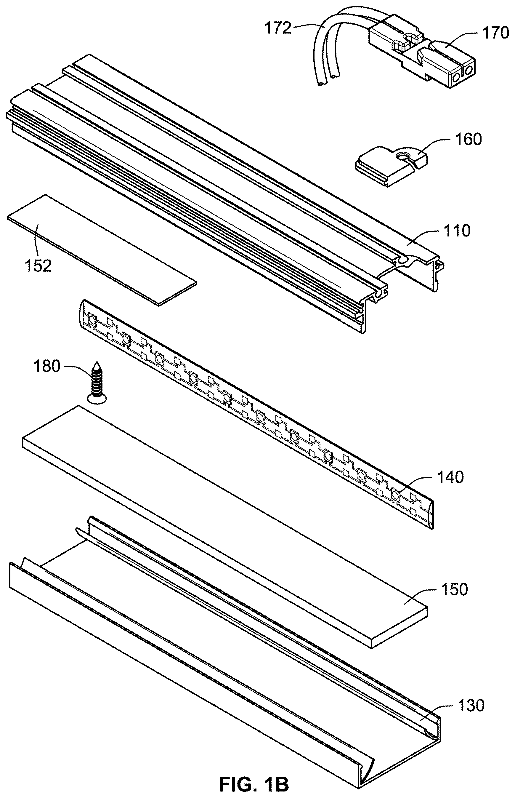 Patent US12313875 Figure 2 – Undercabinet lighting devices and methods for installing the same