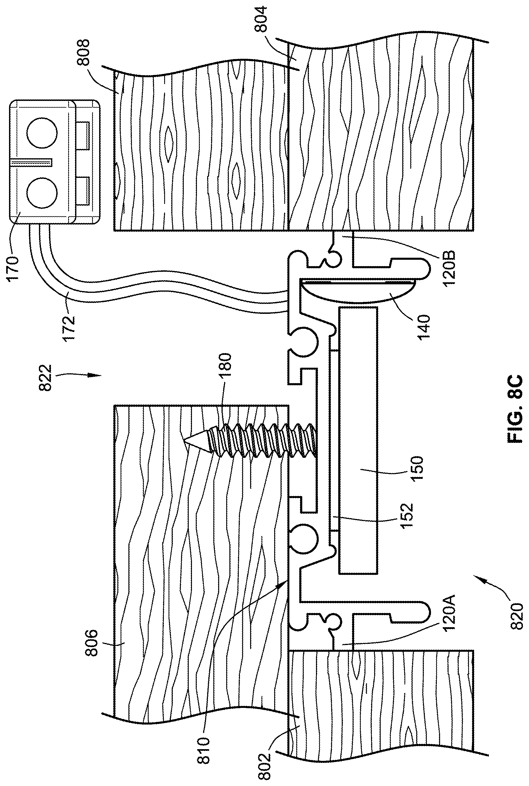 Patent US12313875 Figure 10 – Undercabinet lighting devices and methods for installing the same