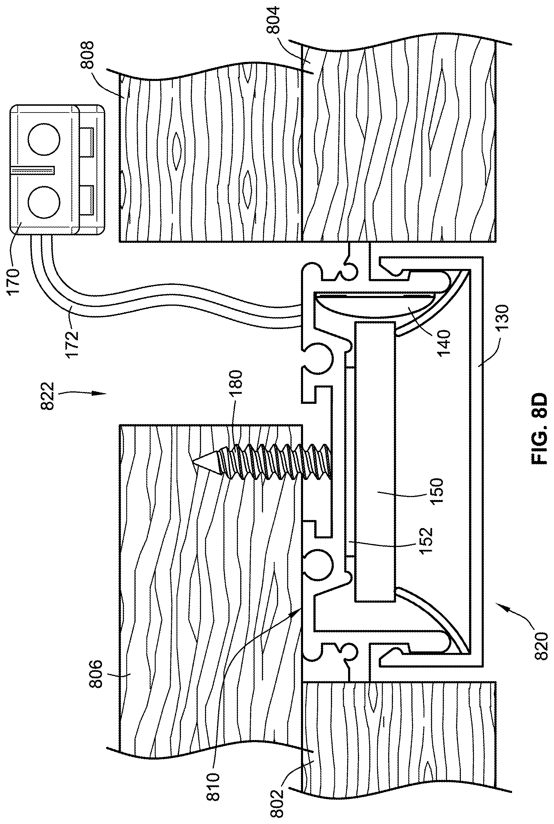 Patent US12313875 Figure 11 – Undercabinet lighting devices and methods for installing the same