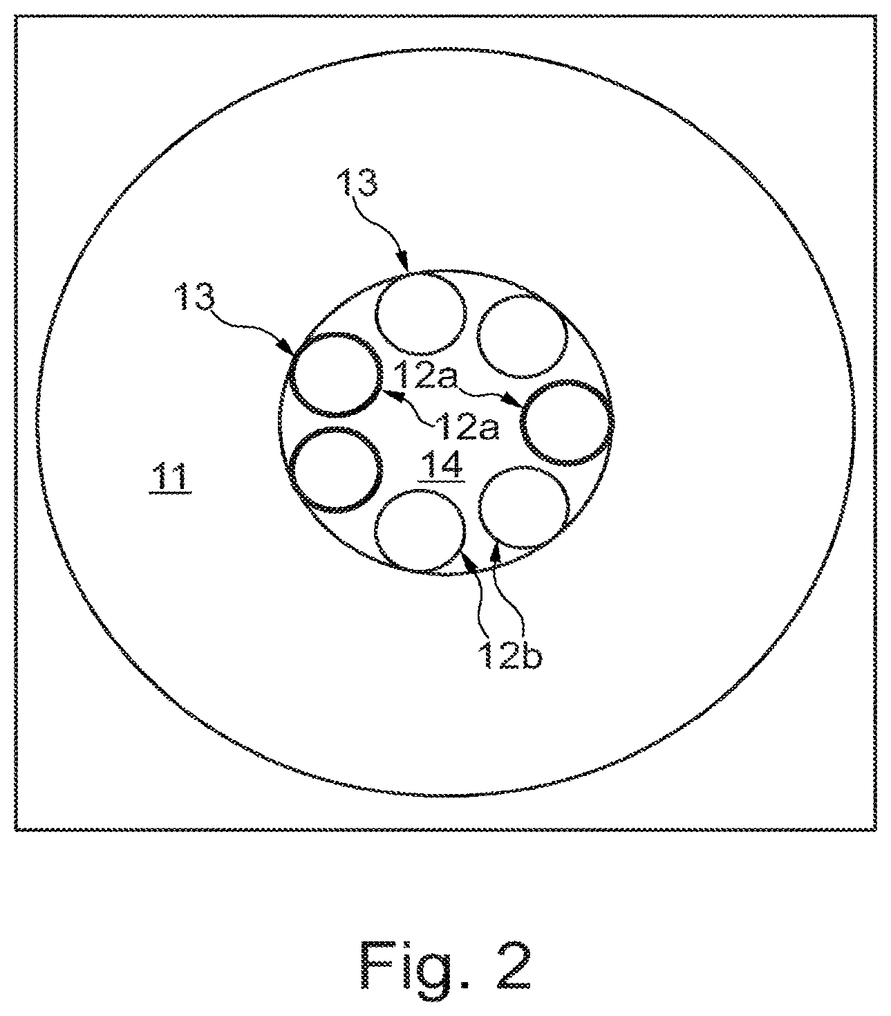 Patent US12313877 Figure 2 – Hollow core optical fiber and a laser system
