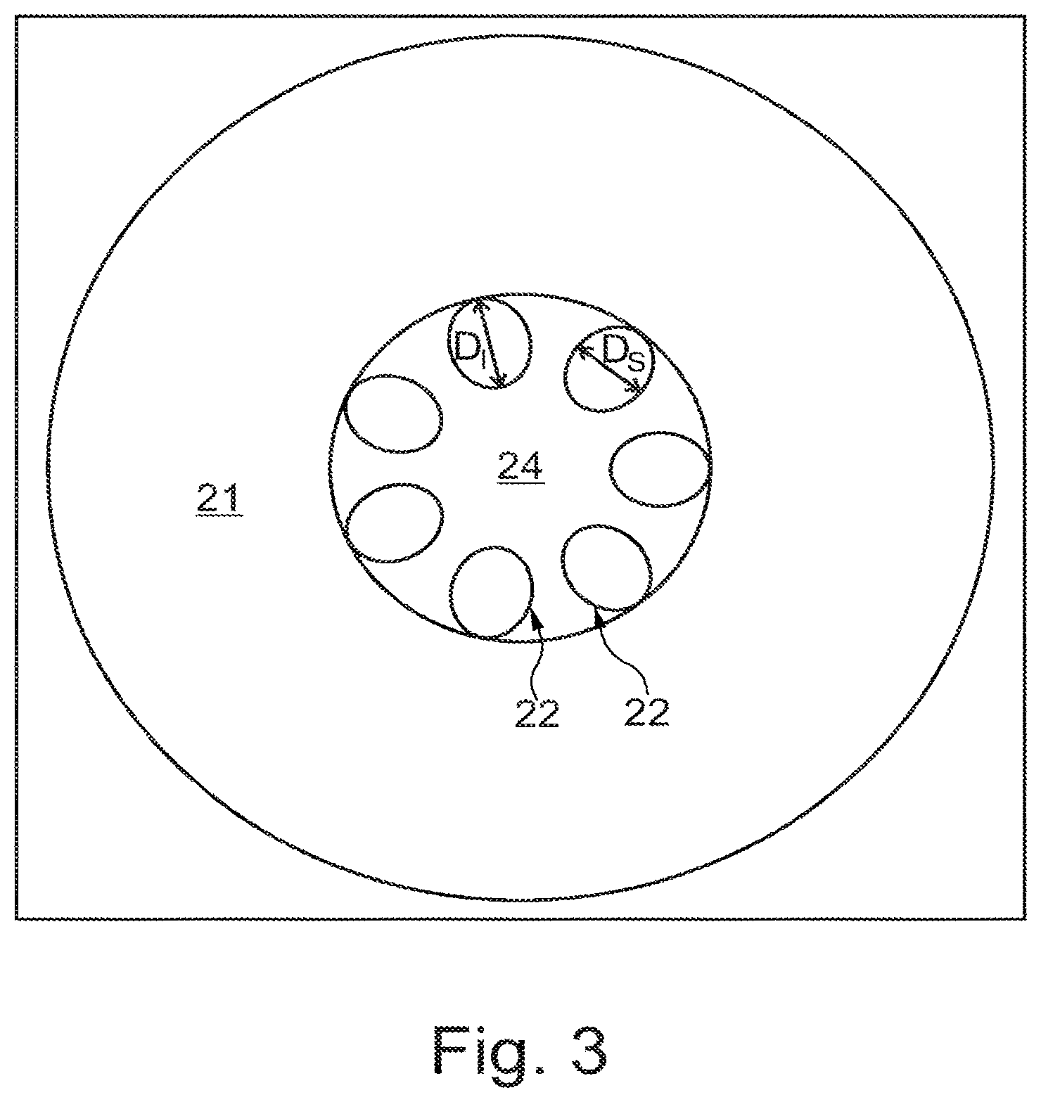 Patent US12313877 Figure 3 – Hollow core optical fiber and a laser system