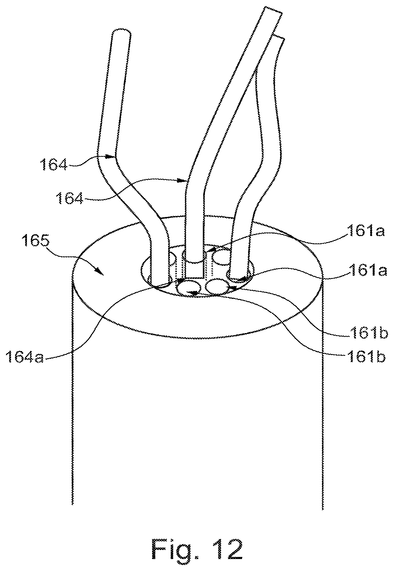 Patent US12313877 Figure 12 – Hollow core optical fiber and a laser system