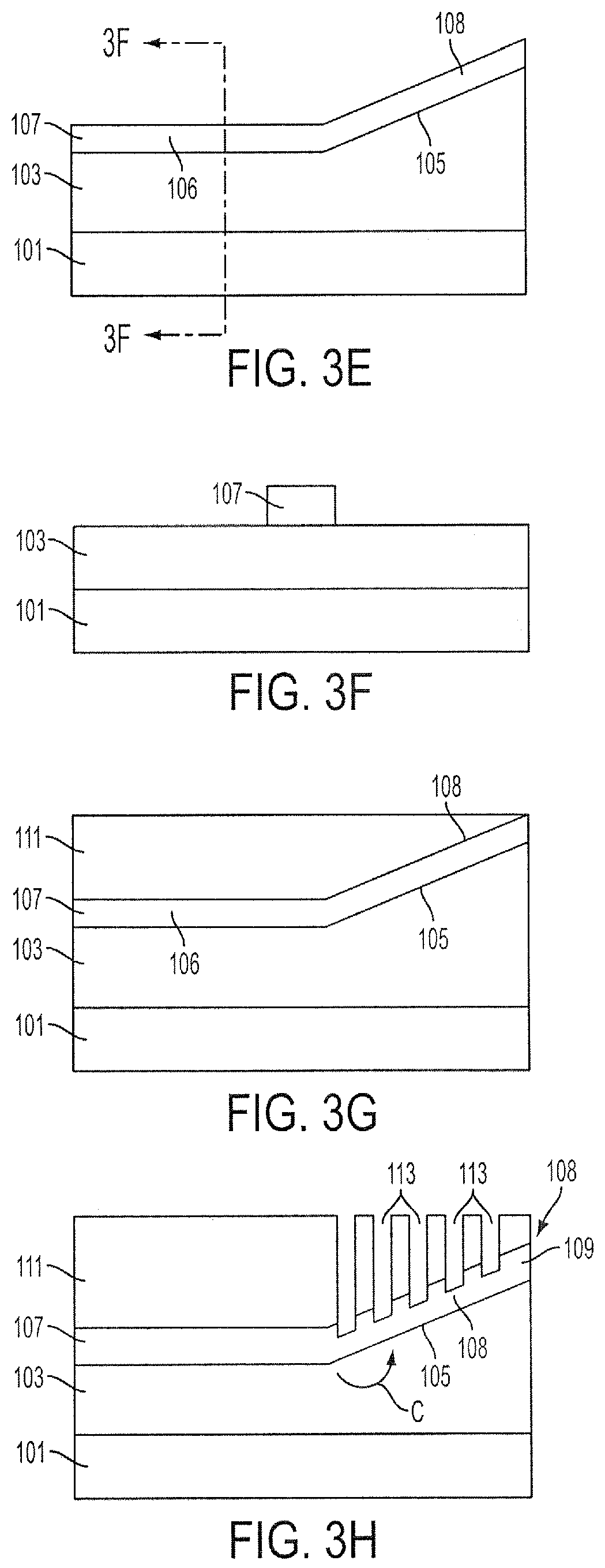 Patent US12313885 Figure 4 – Photonics grating coupler and method of manufacture