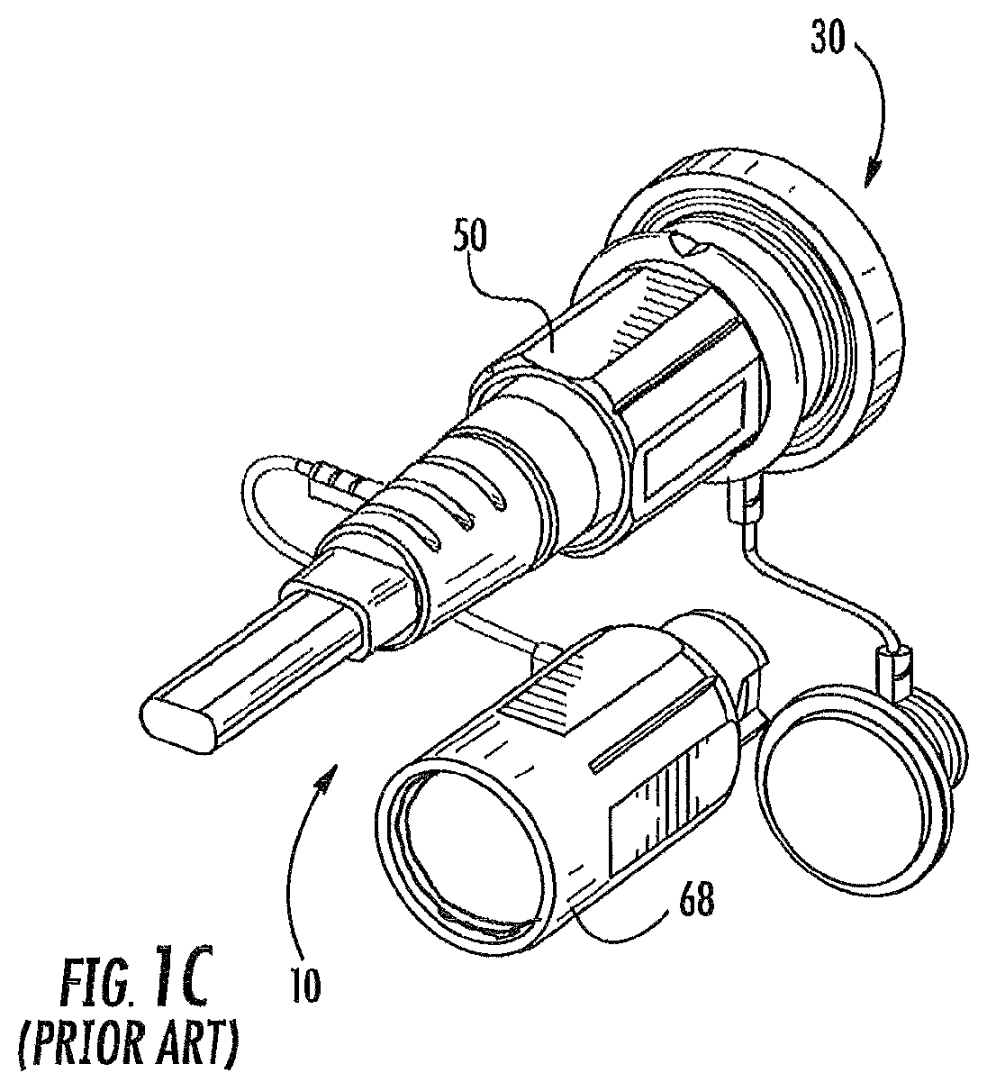 Patent US12313888 Figure 2 – Female hardened optical connectors for use with male plug connectors