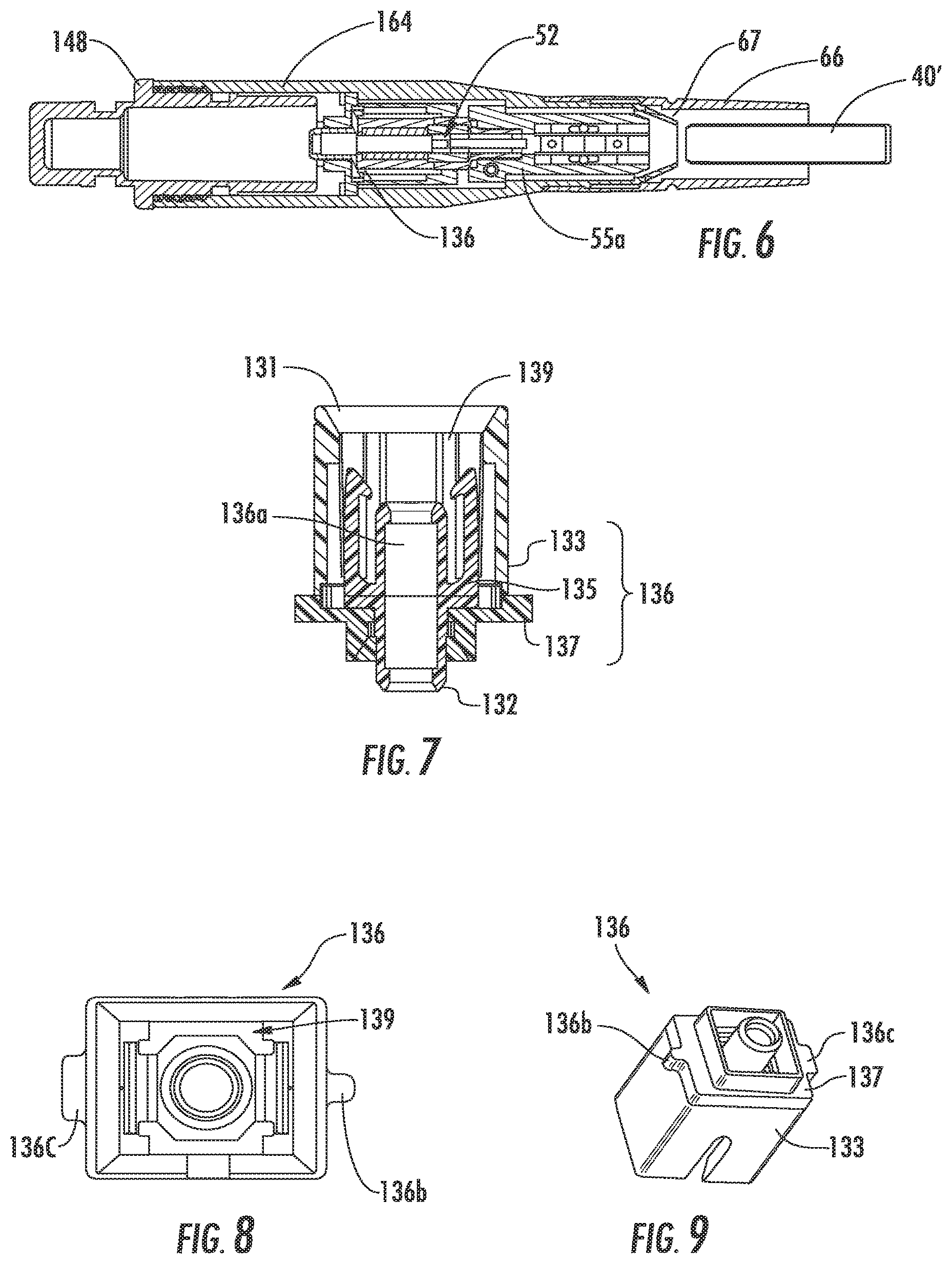 Patent US12313888 Figure 6 – Female hardened optical connectors for use with male plug connectors