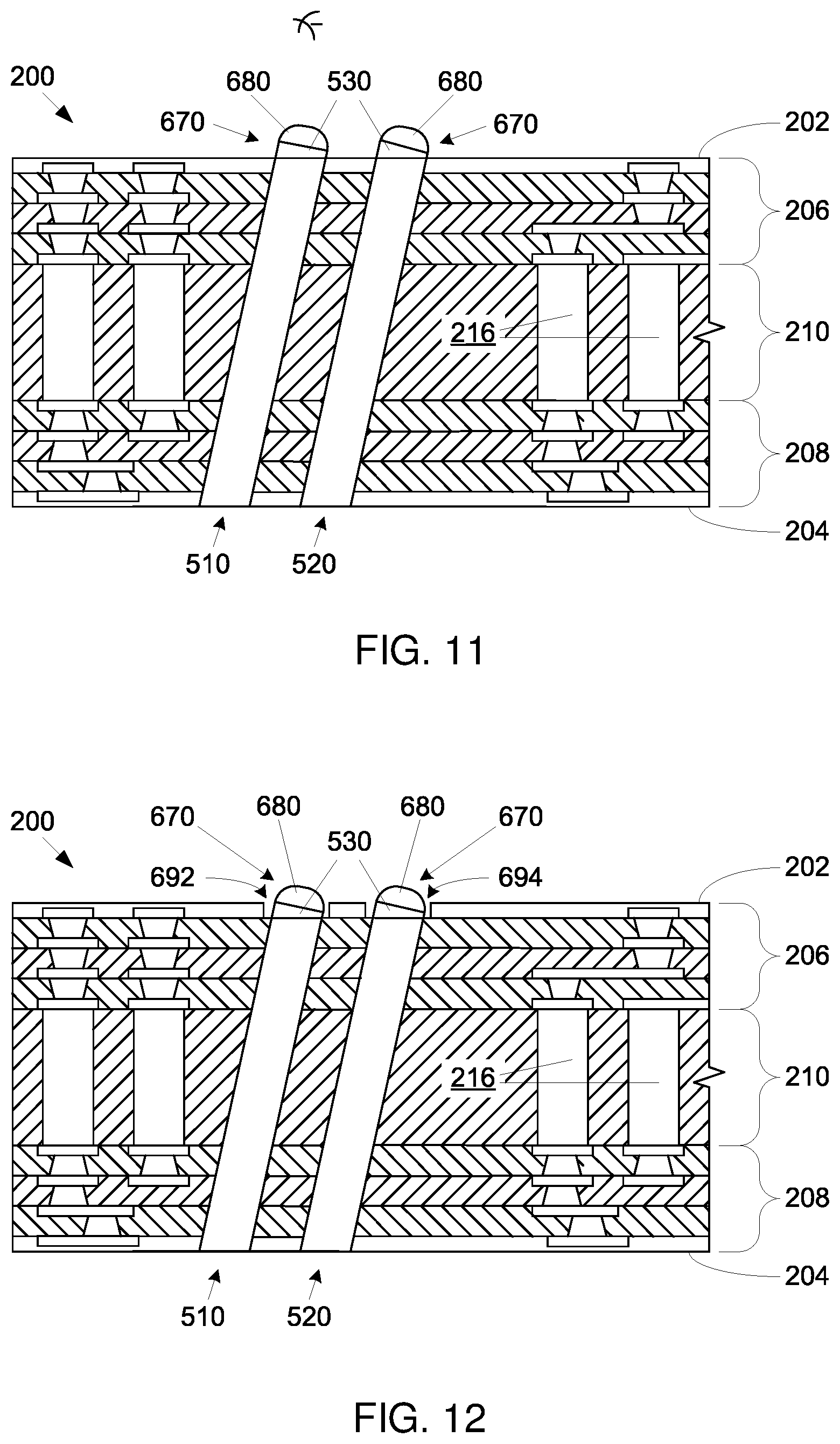 Patent US12313890 Figure 7 – Through-substrate optical vias