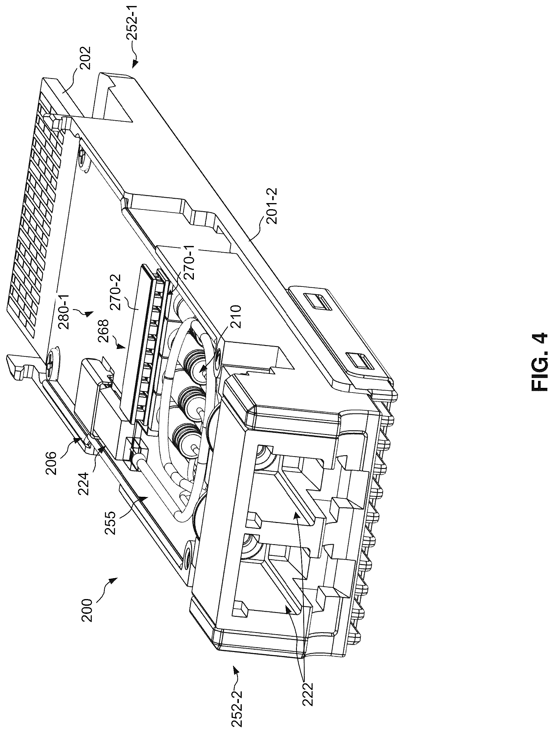 Patent US12313892 Figure 4 – Techniques for thermal management within optical subassembly modules
