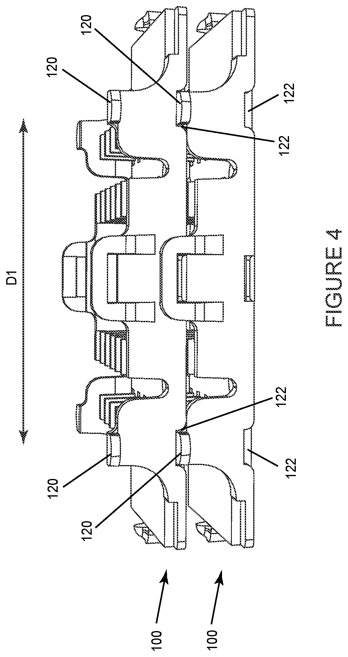 Patent US12313895 Figure 5 – Platform for multilayer stack of fiber optic splice holders