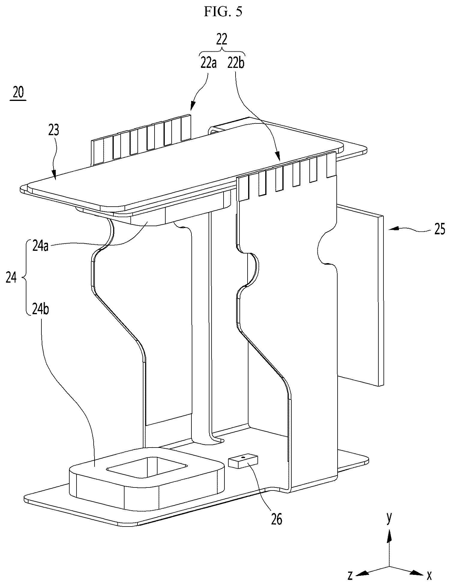 Patent US12313897 Figure 5 – Lens driving device and camera module including same