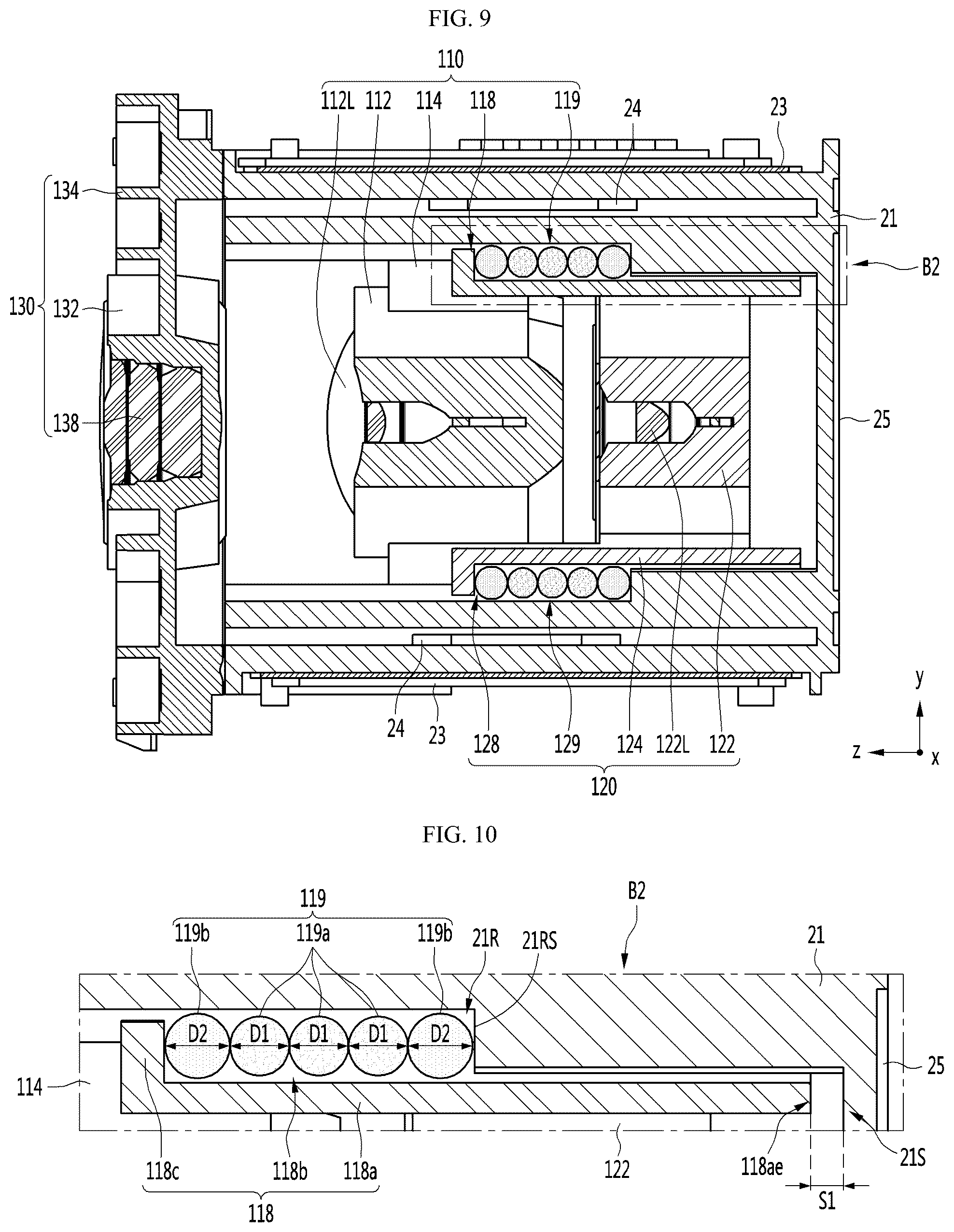 Patent US12313897 Figure 10 – Lens driving device and camera module including same