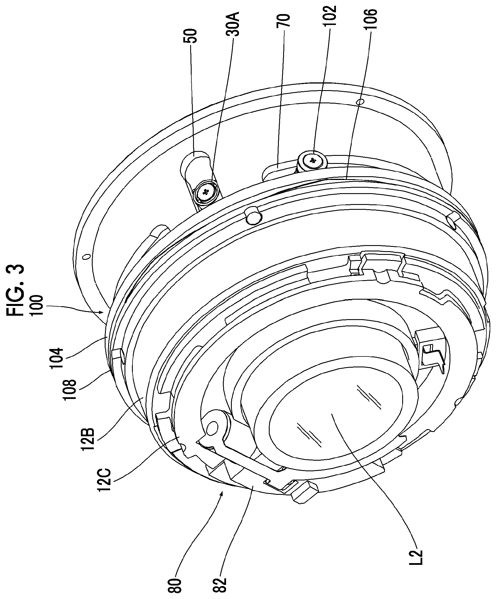 Patent US12313901 Figure 3 – Lens barrel