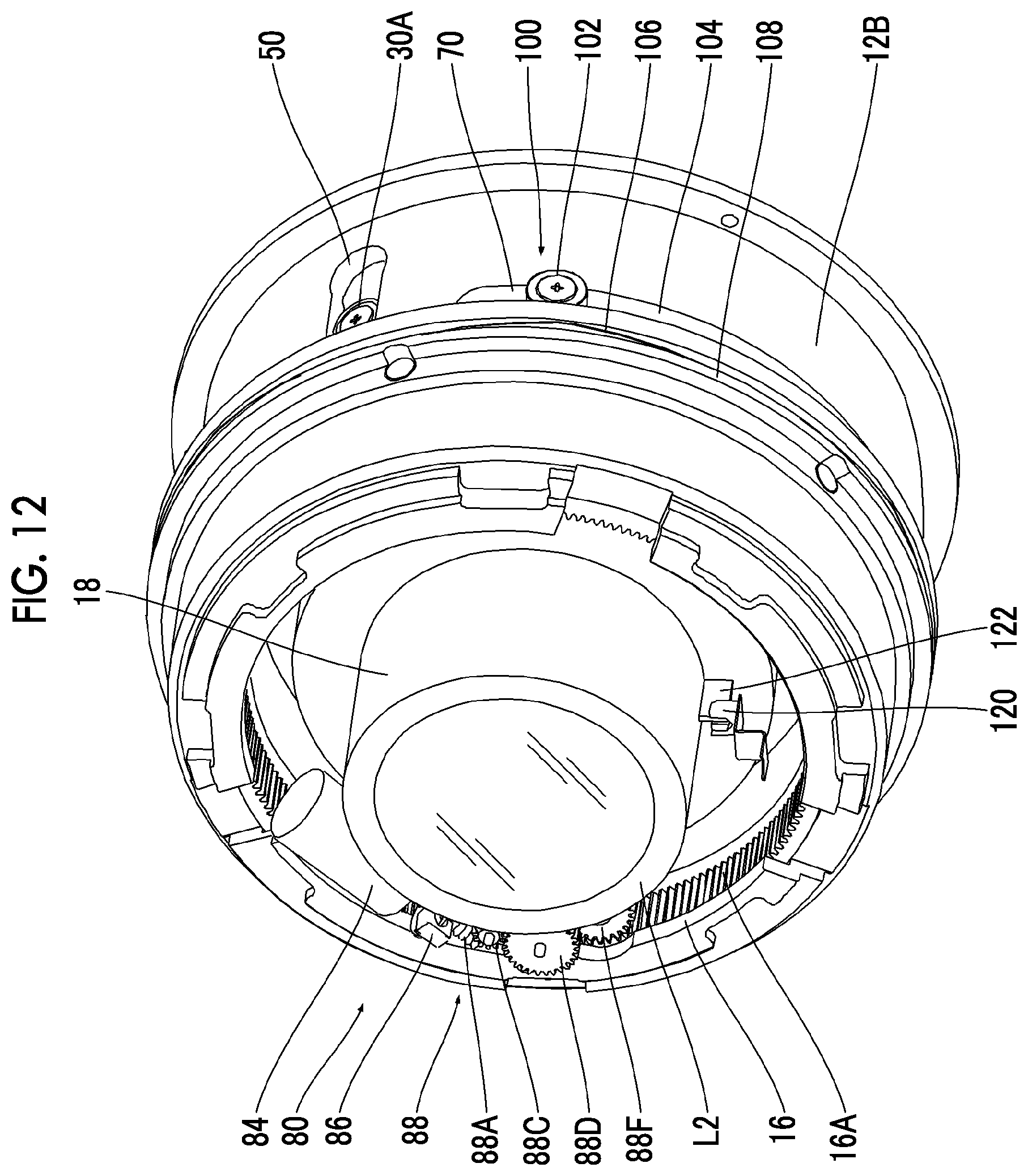 Patent US12313901 Figure 12 – Lens barrel