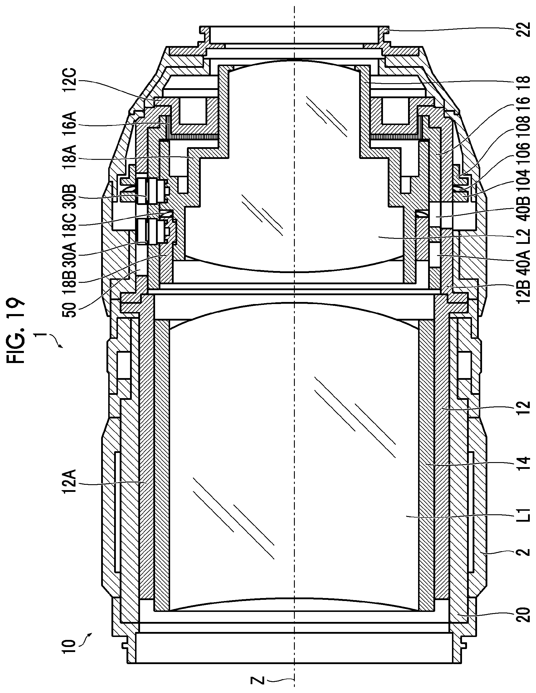 Patent US12313901 Figure 19 – Lens barrel