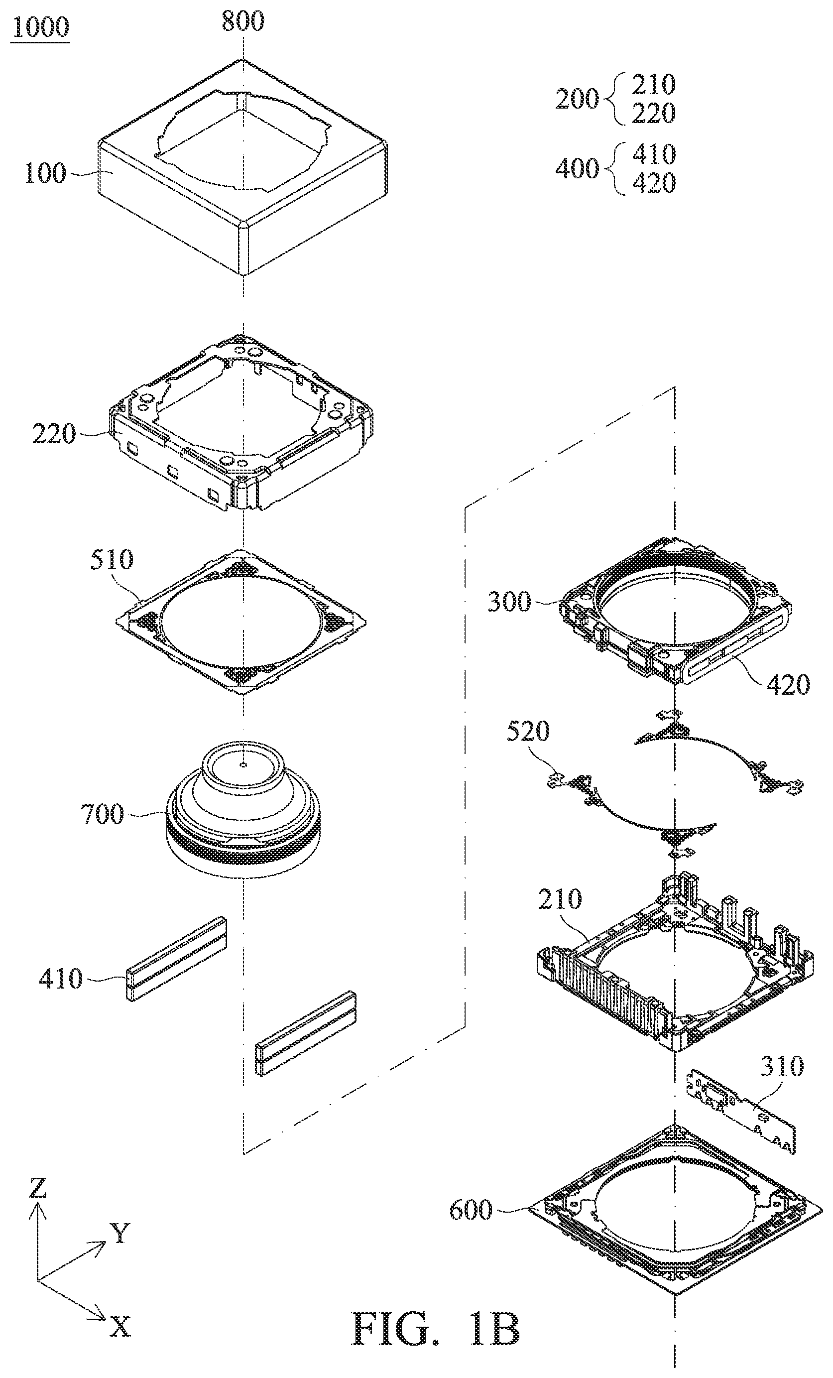Patent US12313902 Figure 2 – Optical element driving mechanism