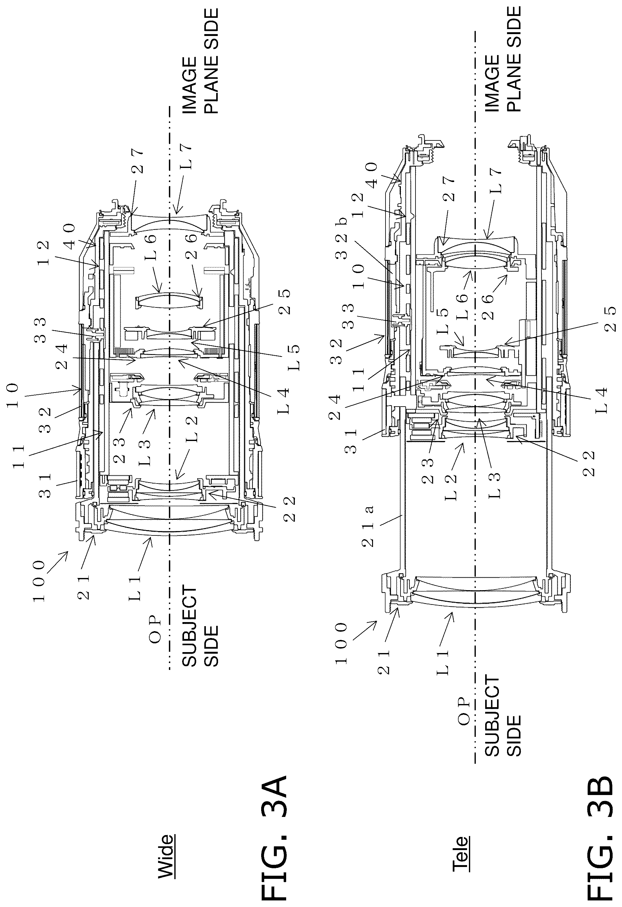 Patent US12313903 Figure 3 – Lens support mechanism, and lens barrel and camera provided with the lens support mechanism