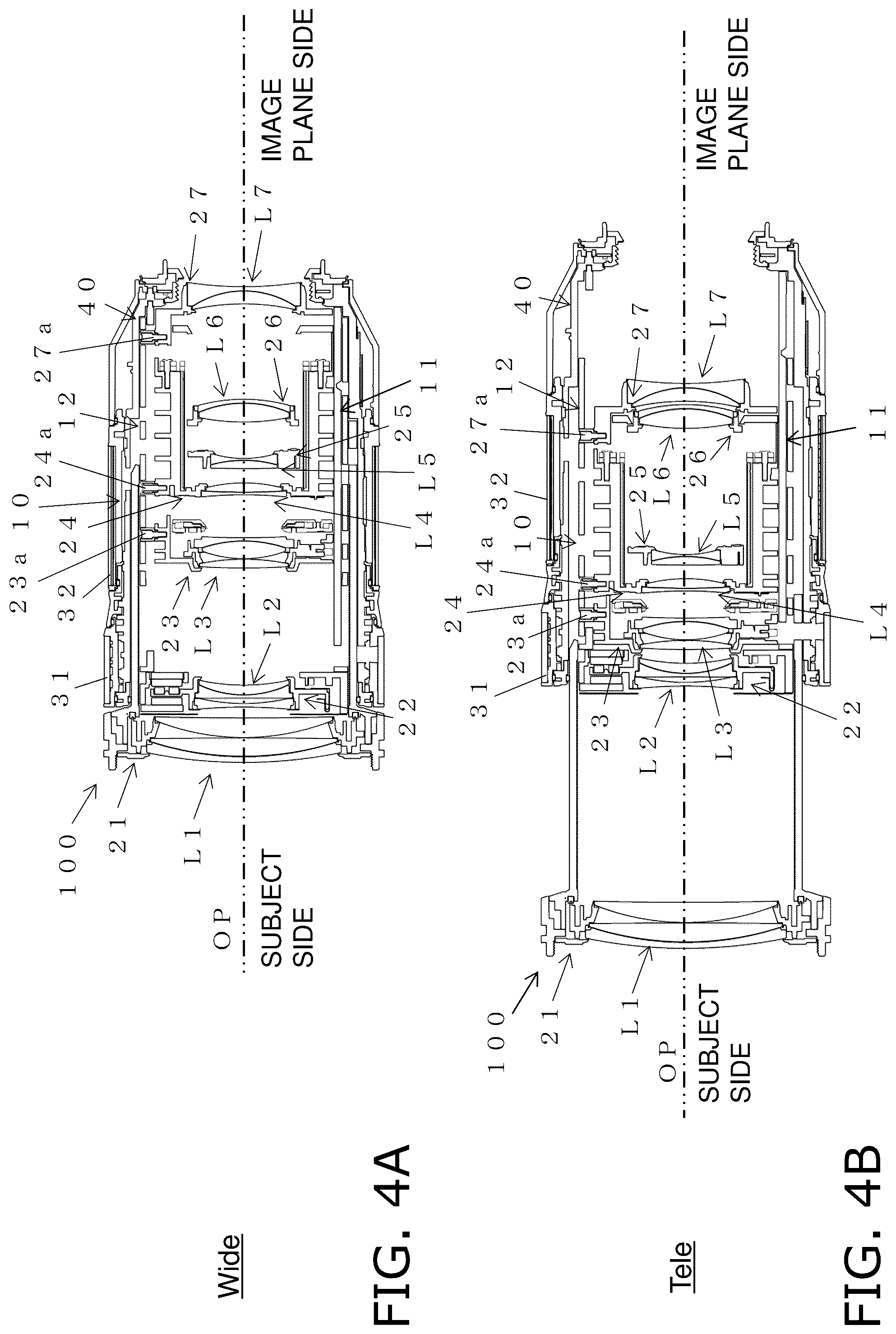 Patent US12313903 Figure 4 – Lens support mechanism, and lens barrel and camera provided with the lens support mechanism