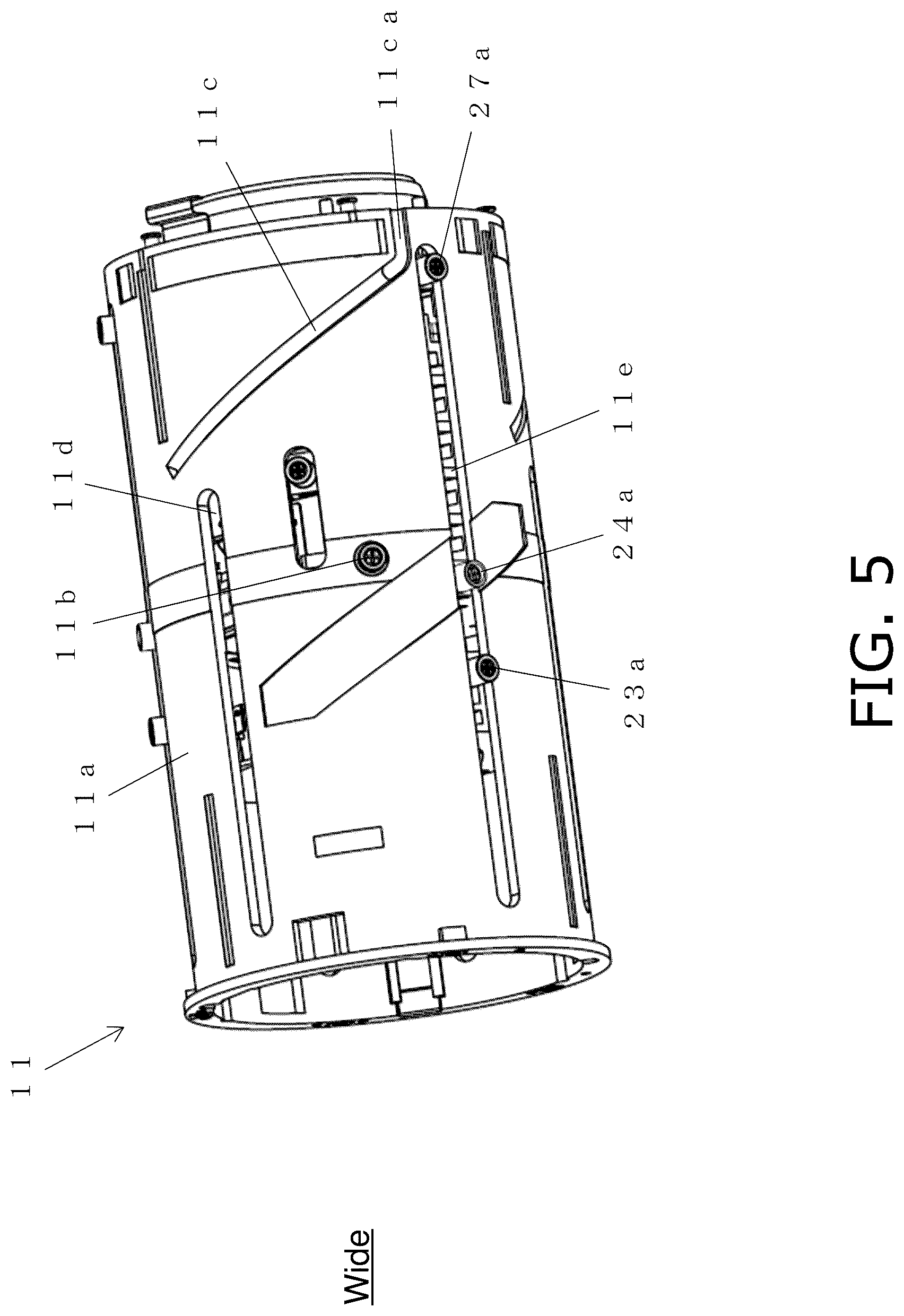 Patent US12313903 Figure 5 – Lens support mechanism, and lens barrel and camera provided with the lens support mechanism