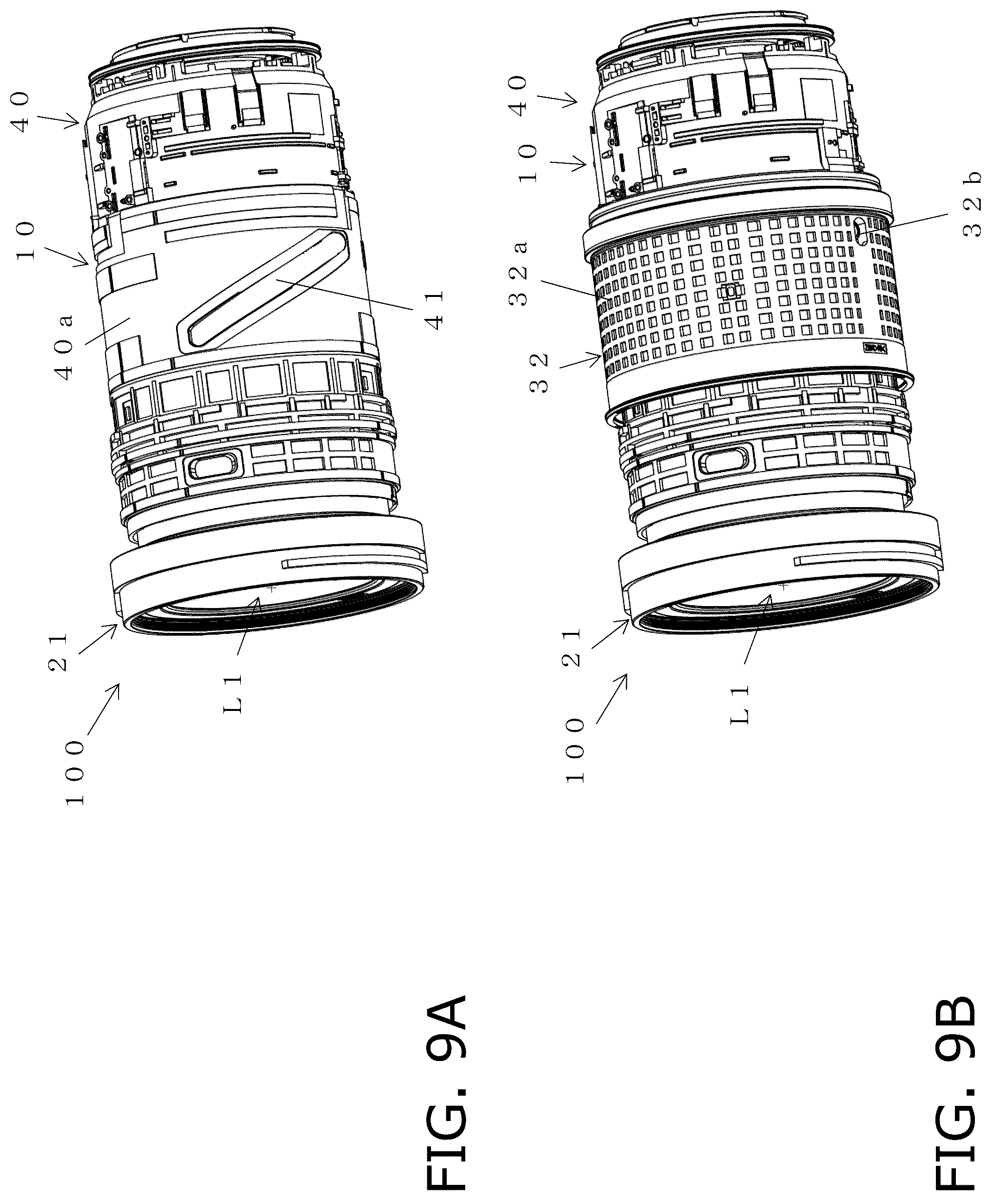 Patent US12313903 Figure 9 – Lens support mechanism, and lens barrel and camera provided with the lens support mechanism