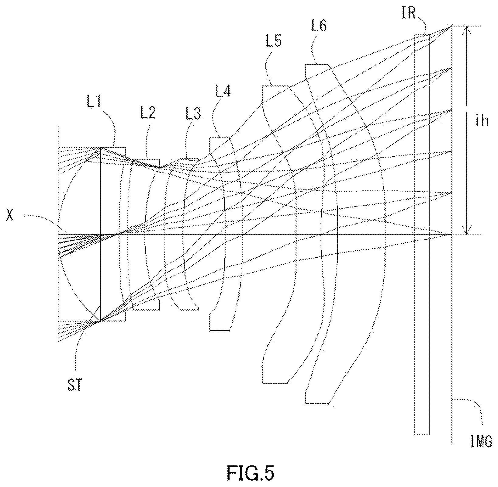 Patent US12313907 Figure 5 – Imaging lens