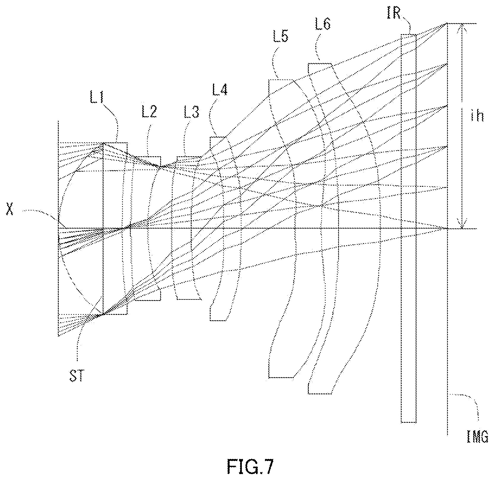 Patent US12313907 Figure 7 – Imaging lens