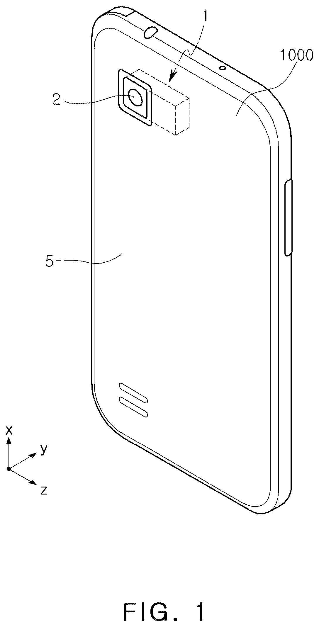 Patent US12313910 Figure 1 – Portable electronic device, optical imaging system, and lens assembly