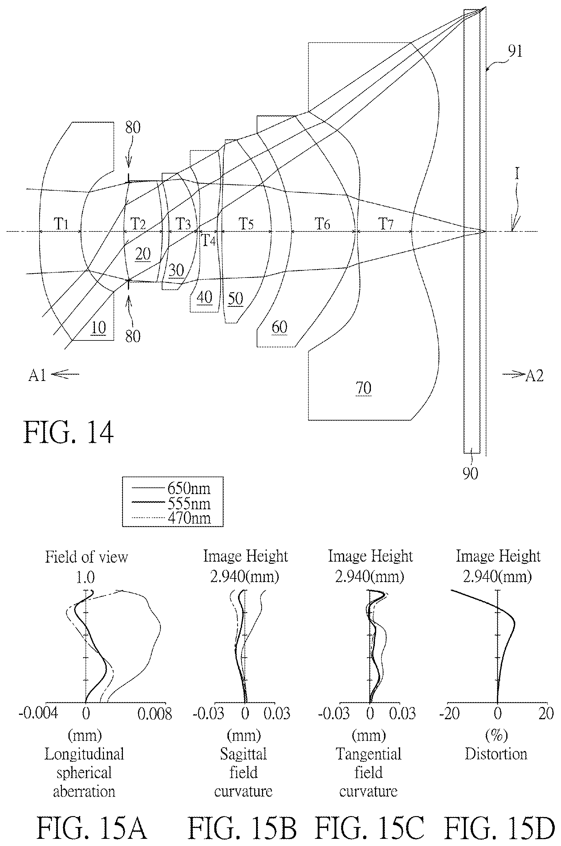 Patent US12313911 Figure 7 – Optical imaging lens