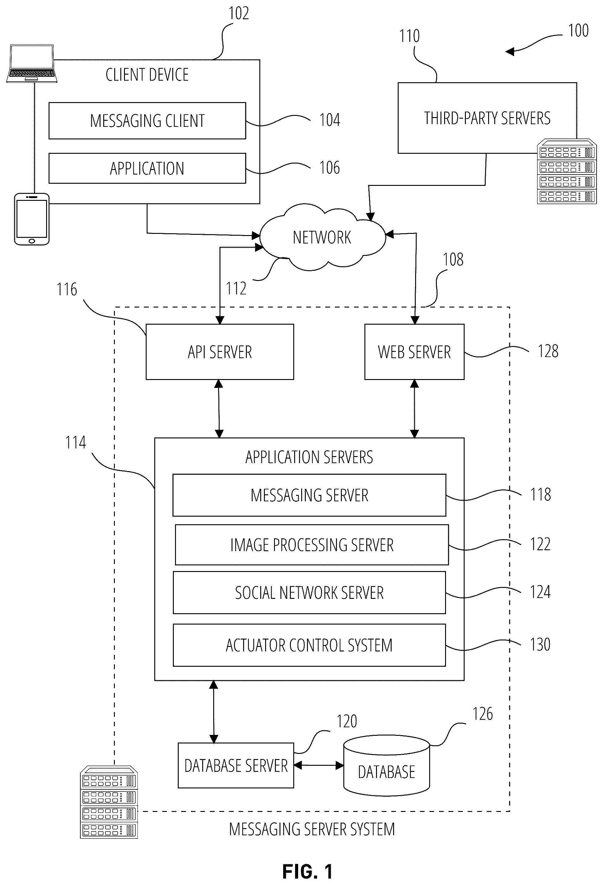 Patent US12313914 — Intelligent actuated nose bridge — Figure 1