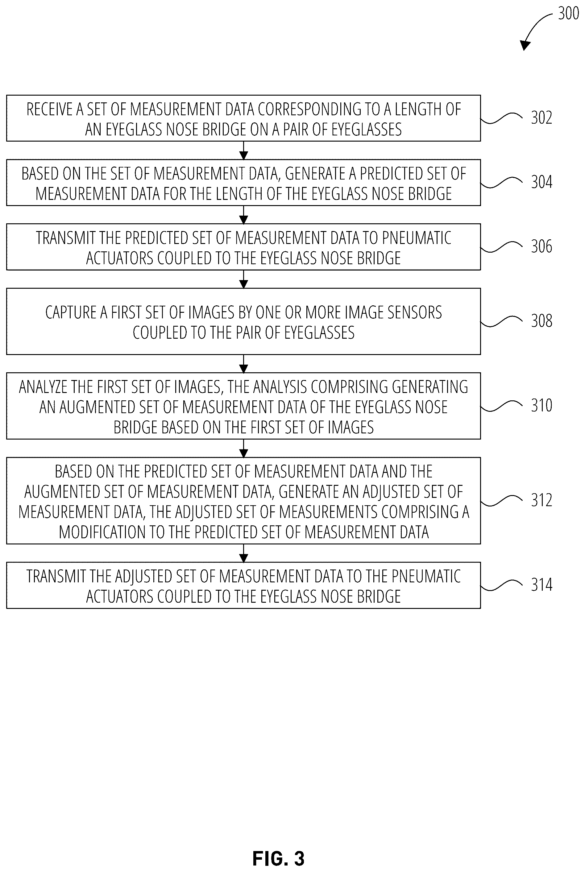 Patent US12313914 Figure 3 – Intelligent actuated nose bridge