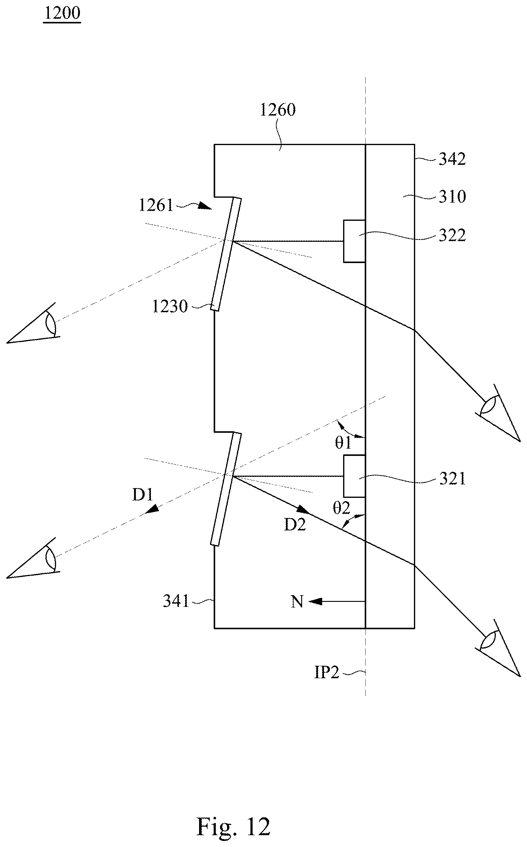 Patent US12313925 Figure 13 – Micro LED transparent display