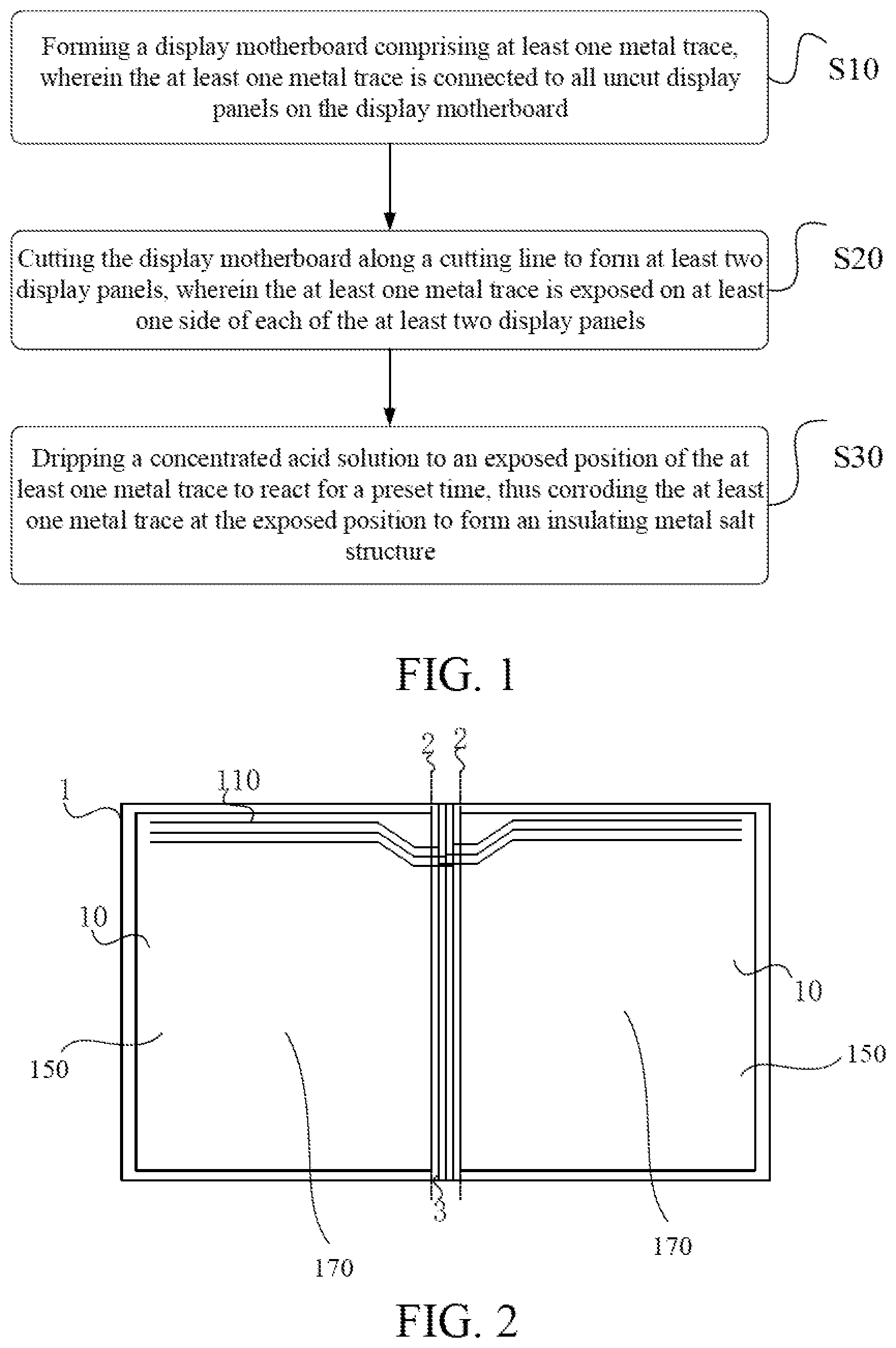 Patent US12313926 Figure 1 – Display panel, method of making the same, and display device