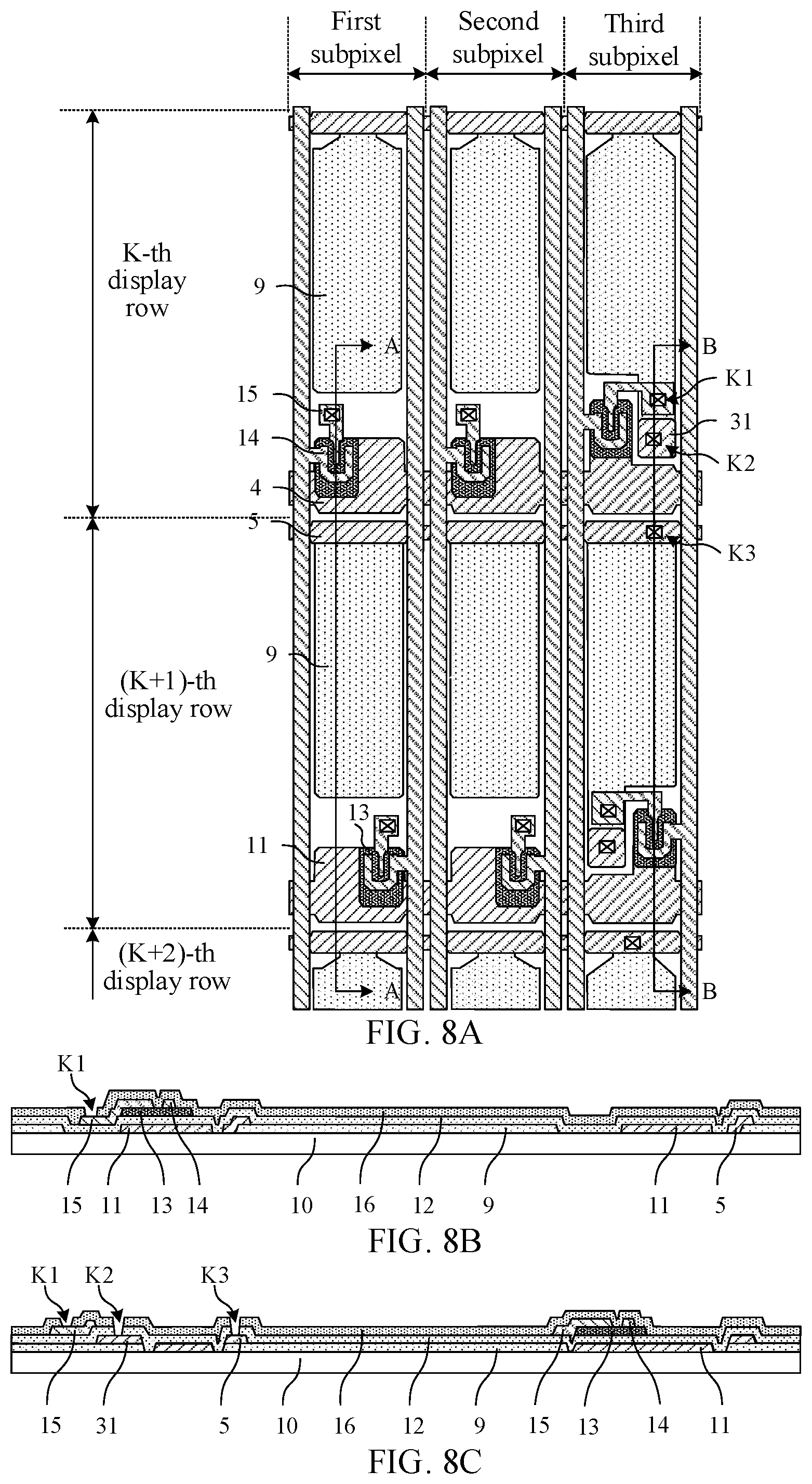 Patent US12313928 Figure 7 – Display panel and display device