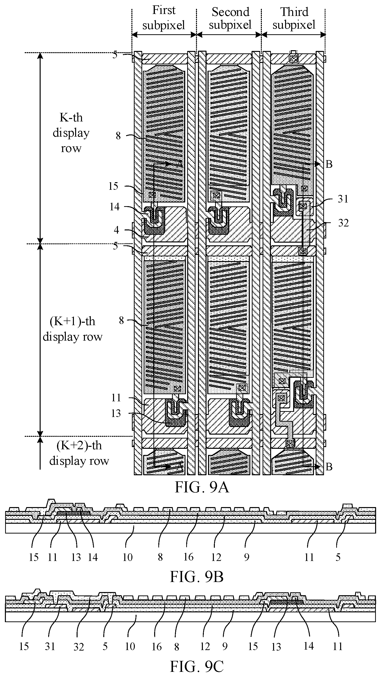 Patent US12313928 Figure 8 – Display panel and display device
