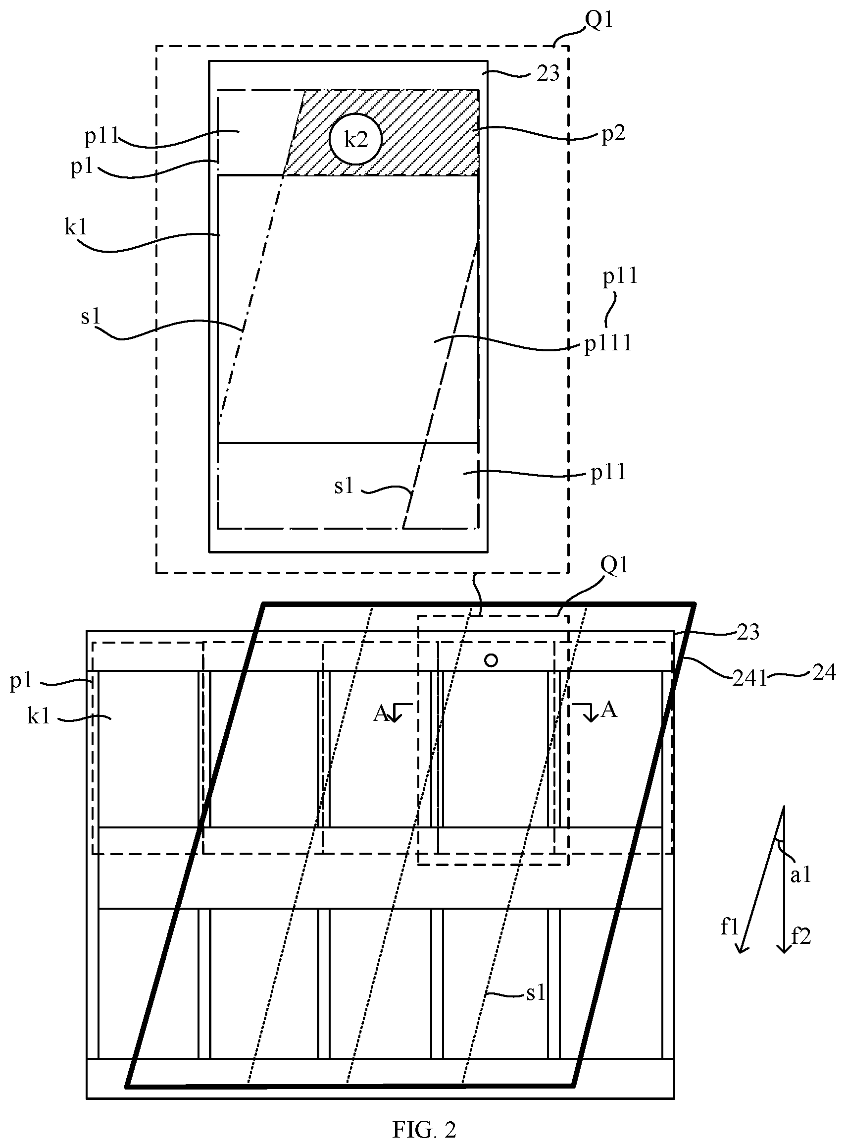 Patent US12313929 Figure 2 – Display panel and display apparatus