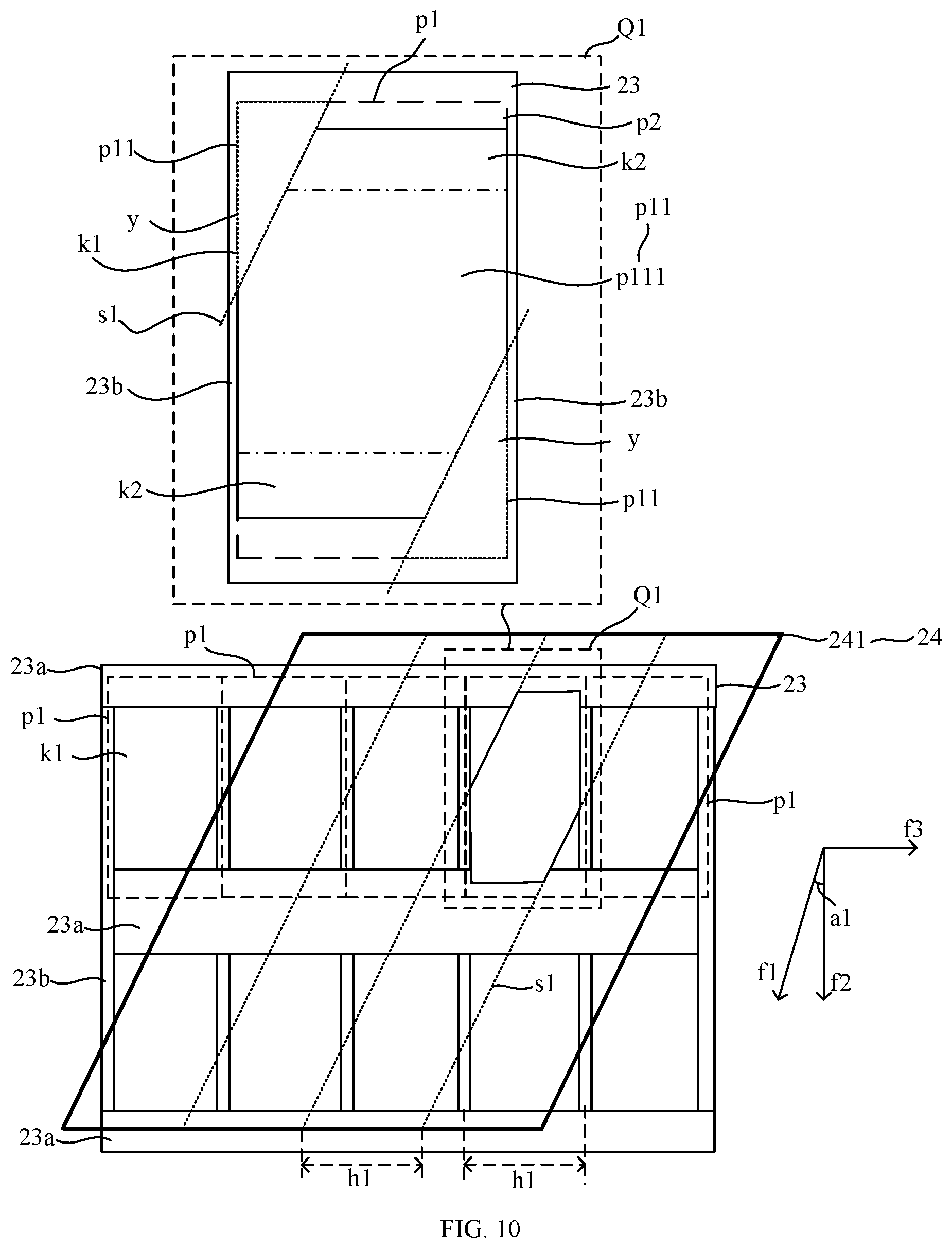 Patent US12313929 Figure 8 – Display panel and display apparatus