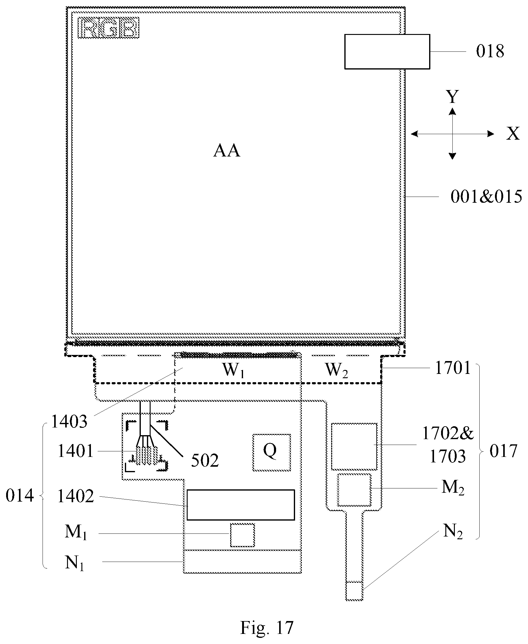Patent US12313930 Figure 12 – Display device and assembly method therefor