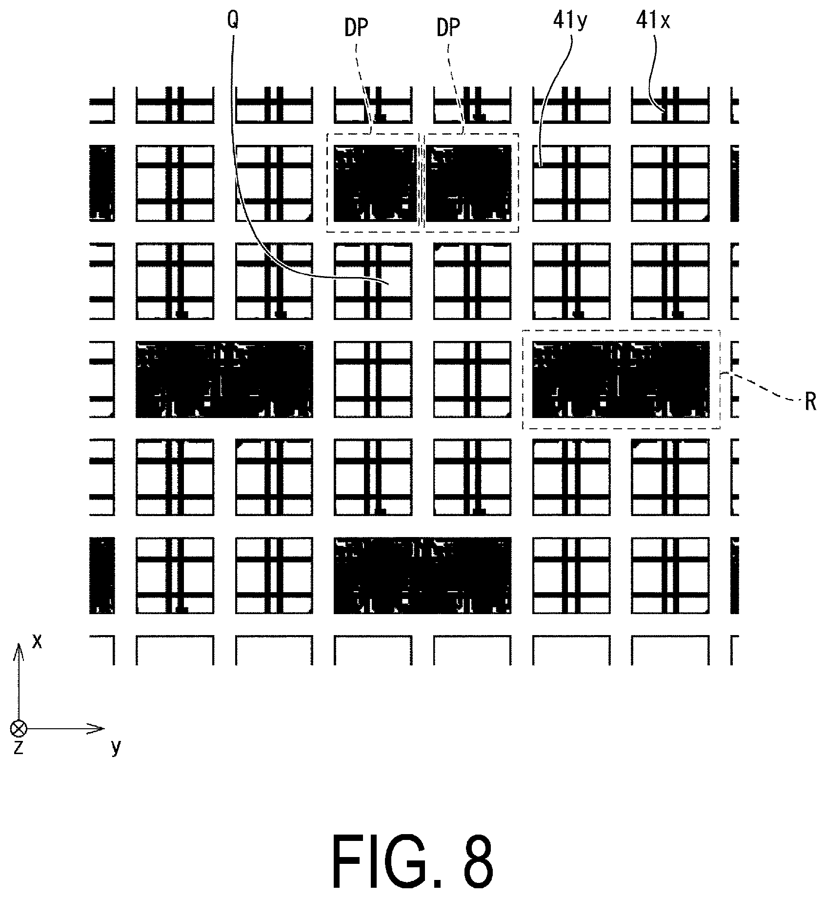 Patent US12313931 Figure 8 – Display device